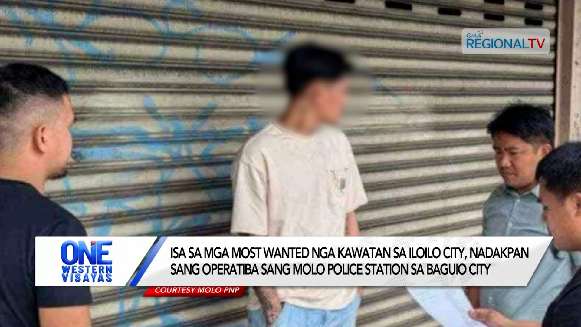 Most wanted nga kawatan sa Iloilo City, nadakpan sang operatiba sa Baguio City