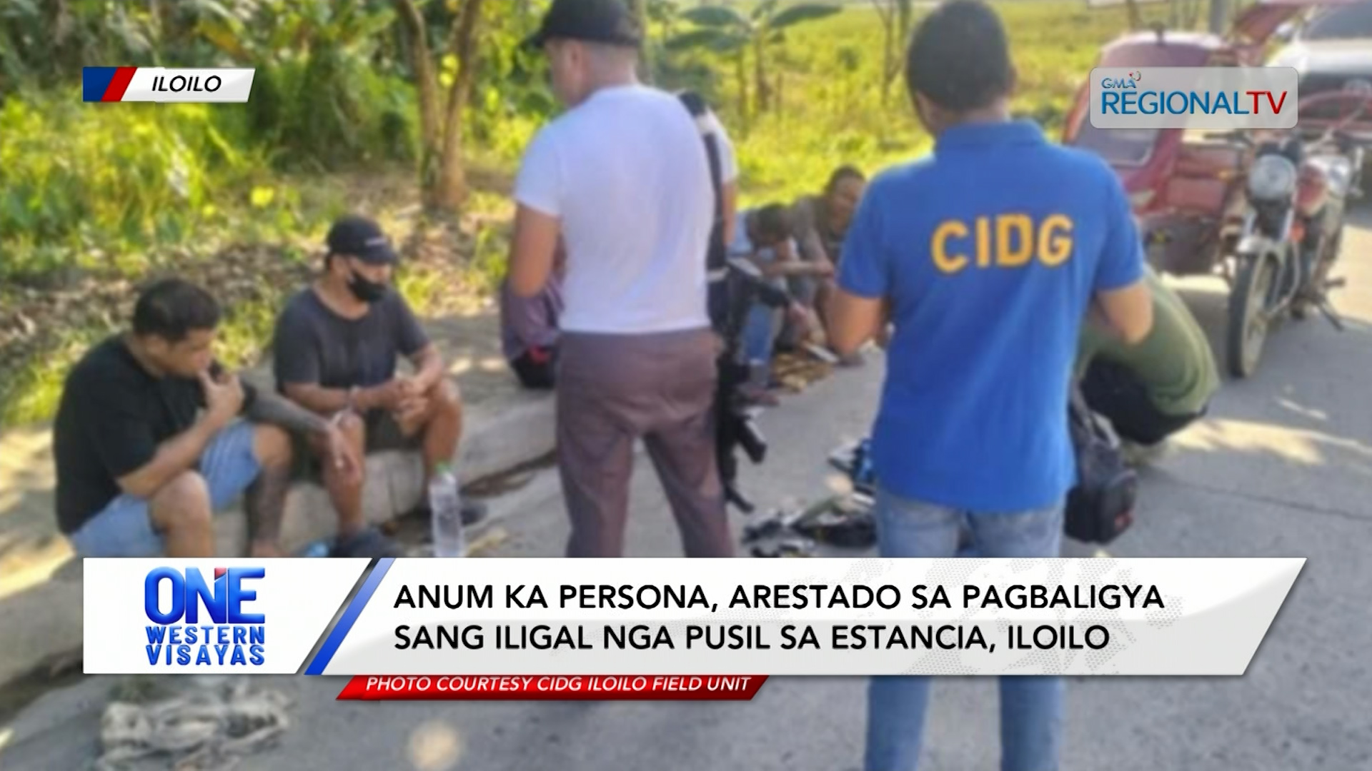 Anum ka persona dakop sa pagbaligya sang iligal nga pusil sa Estancia, Iloilo