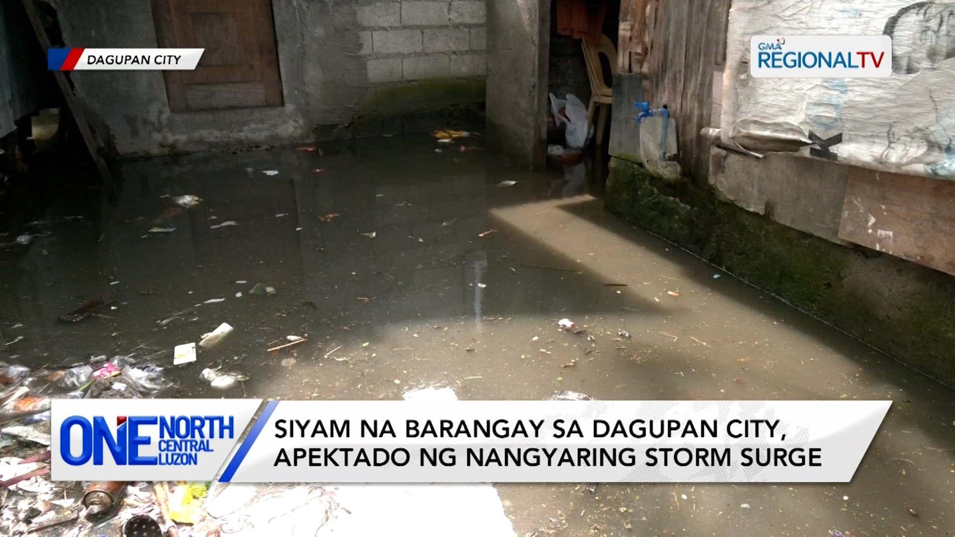 Siyam na barangay sa Dagupan City, apektado ng nangyaring storm surge