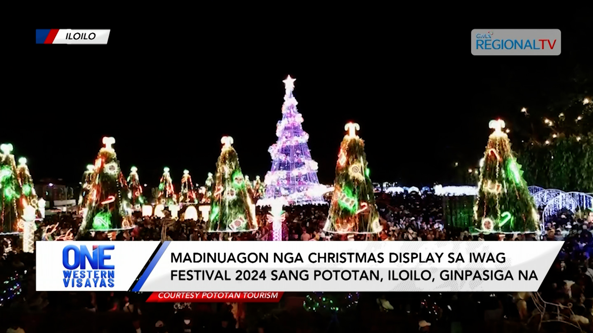 Madinuagon nga christmas display sa Iwag Festival 2024, ginpasiga na