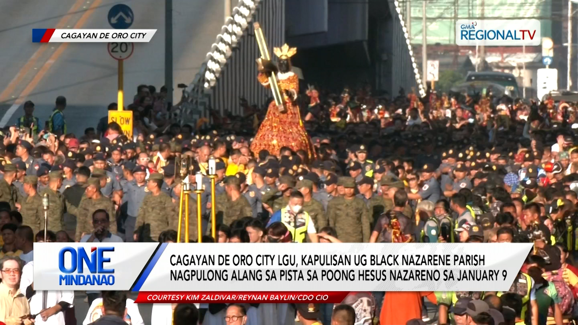 Cagayan de Oro City LGU, kapulisan ug Black Nazarene Parish nagpulong