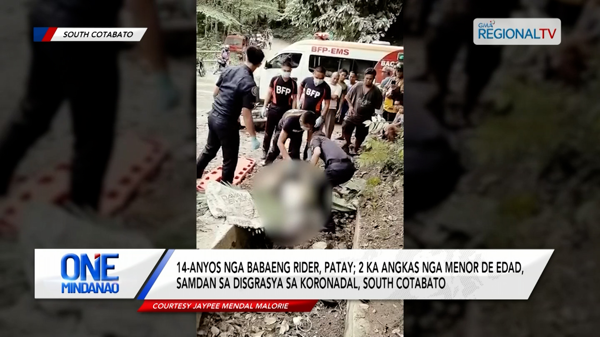 14-anyos, patay; 2 ka angkas, samdan sa disgrasya sa Koronadal, South Cotabato