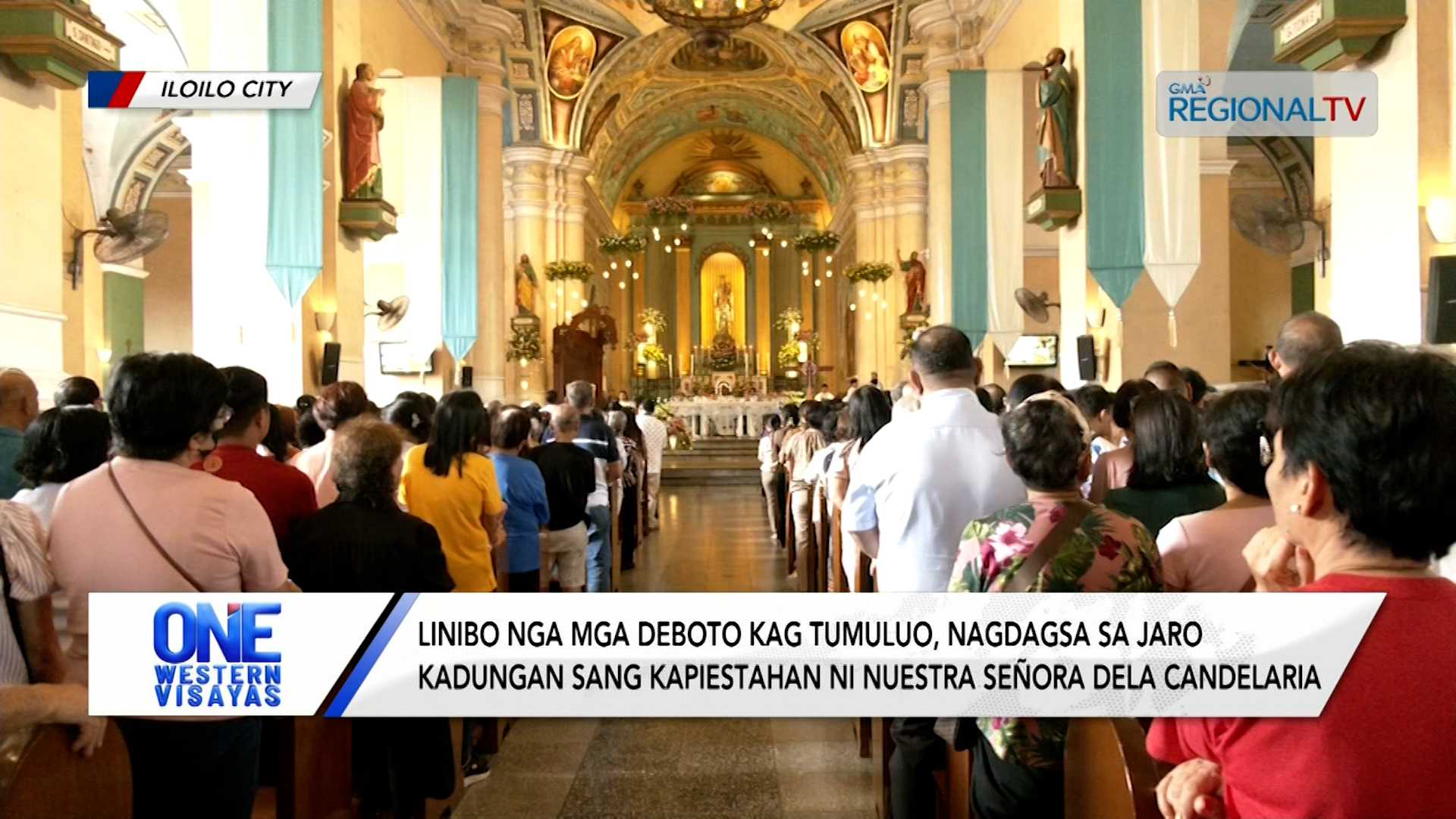 Linibo nga mga deboto nagdagsa sa kapiestahan ni Nuestra Señora Dela Candelaria