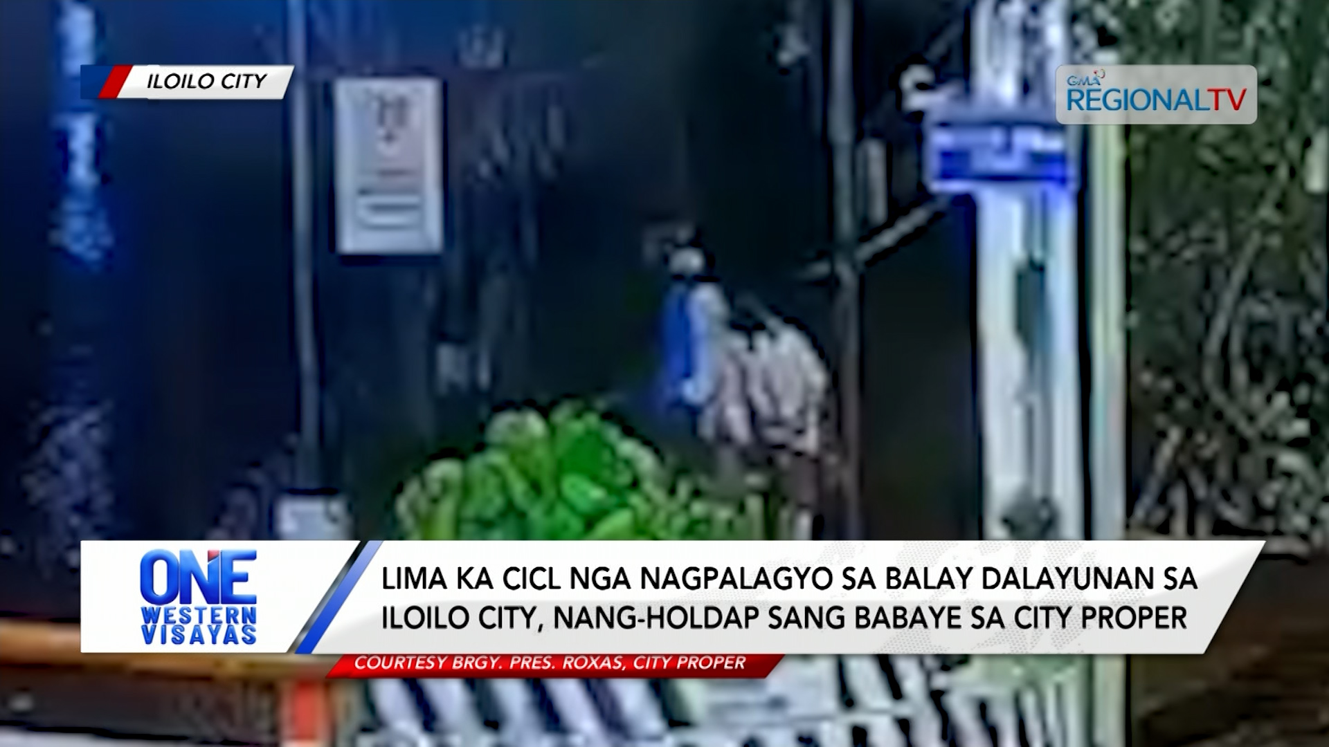 Lima ka CICL nga nagpalagyo sa balay dalayunan sa Iloilo City, nang-holdap
