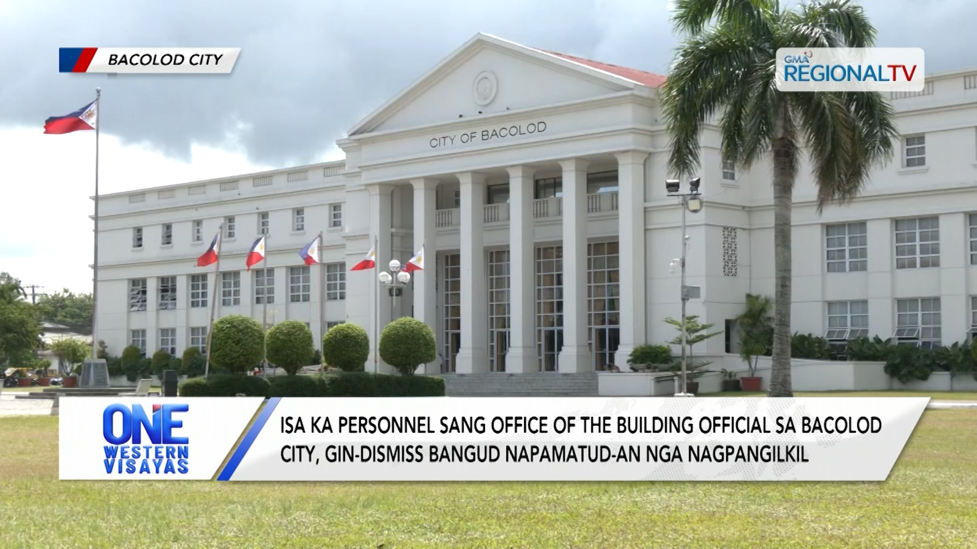 Personnel sang Office of the Building Official sa Bacolod City, gin-dismiss