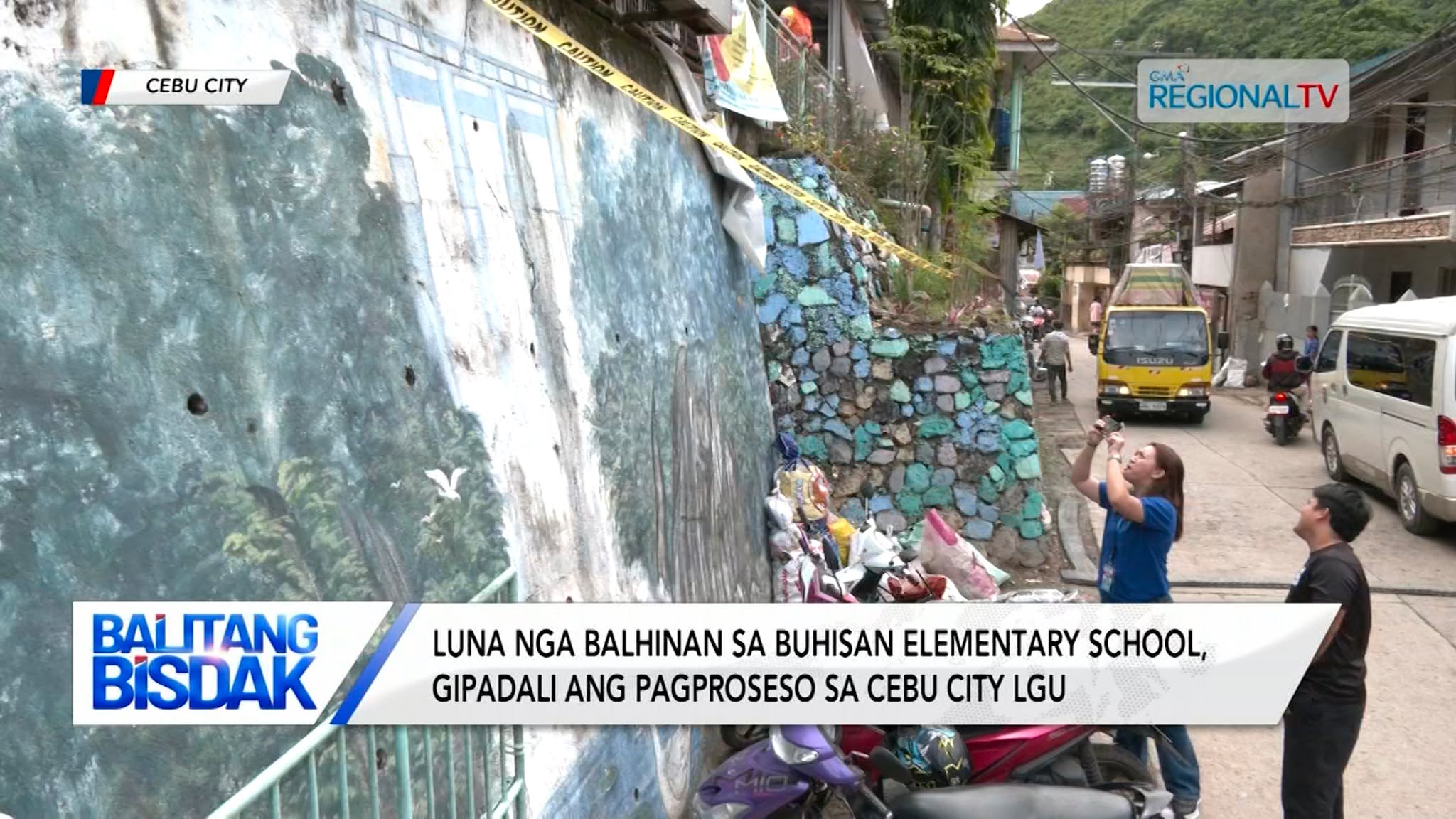 Pagproseso sa luna nga balhinan sa Buhisan Elementary School, gipadali sa LGU