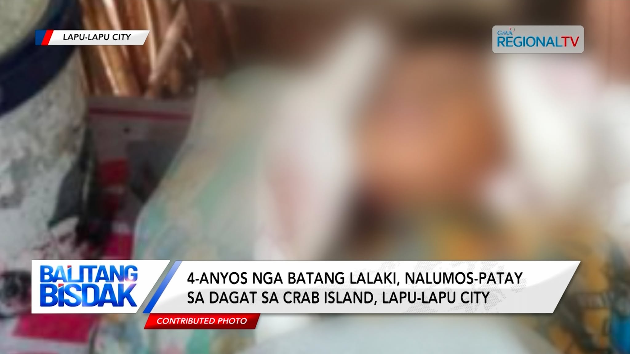 4-anyos nga batang lalaki, nalumos-patay sa dagat sa Crab Island, Lapu-Lapu City
