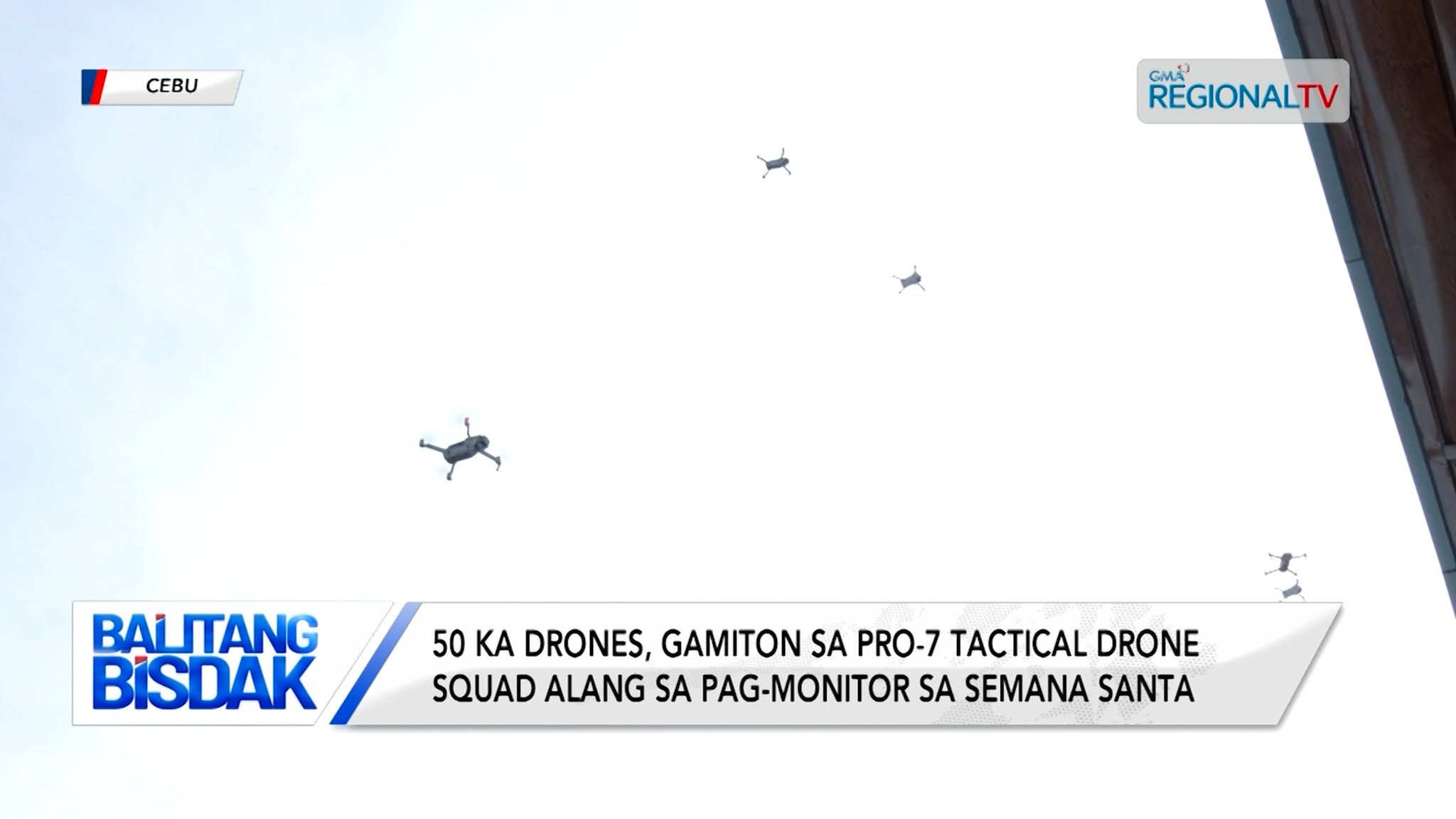 50 drones, gamiton sa PRO-7 Tactical Squad alang sa pag-monitor sa Semana Santa