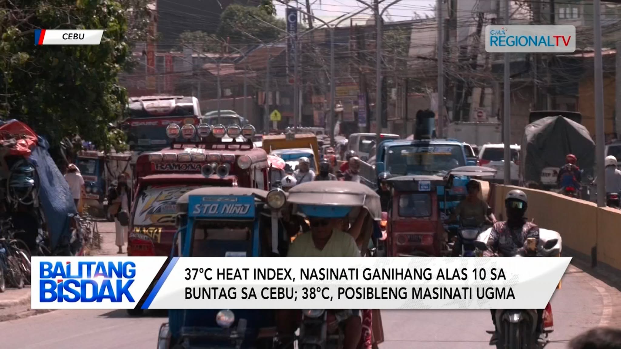 38°C heat index, posibleng masinati ugma sa Sugbo matod sa PAGASA