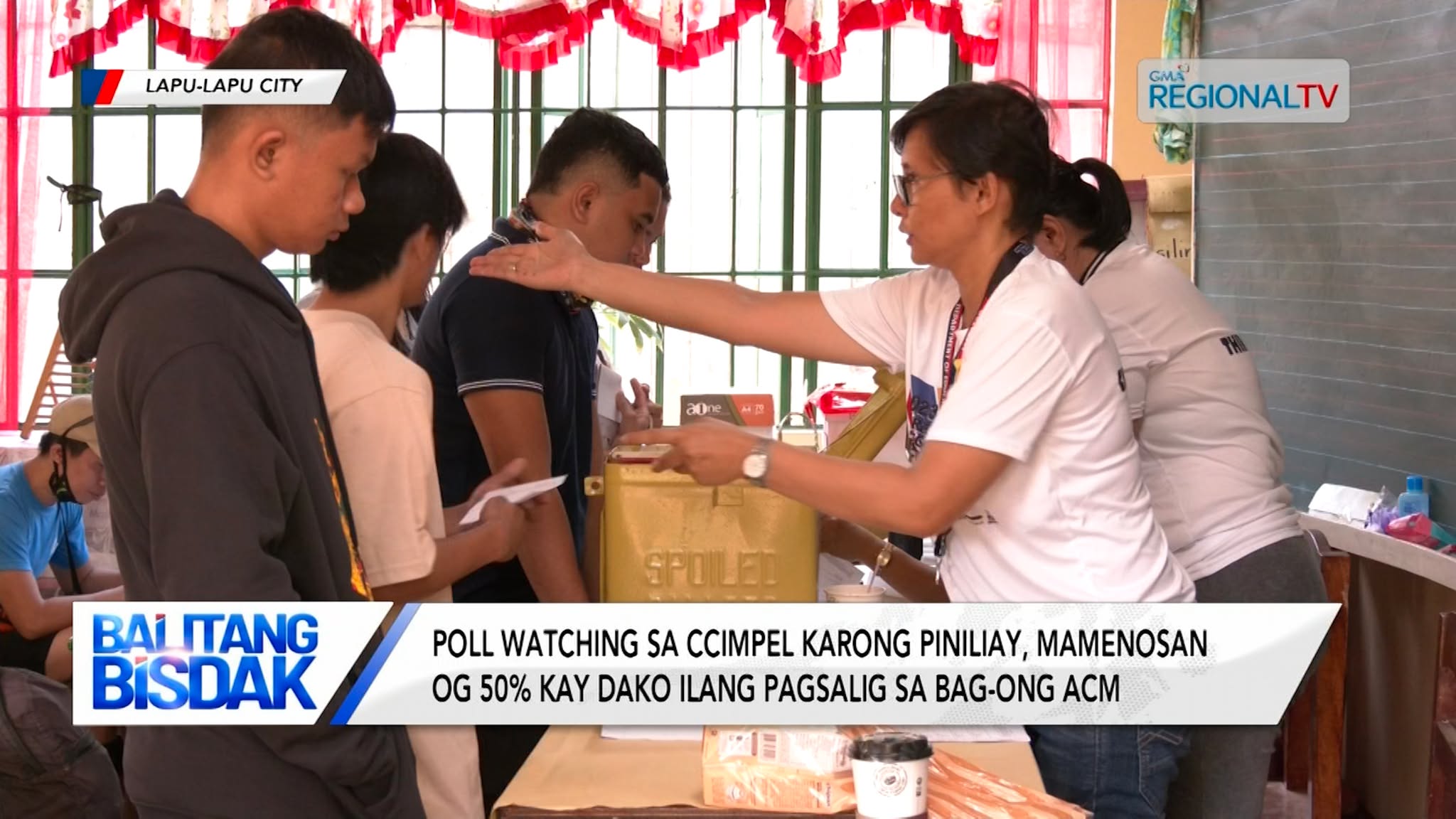 Poll watching sa CCIMPEL karong piniliay, mamenosan og 50%