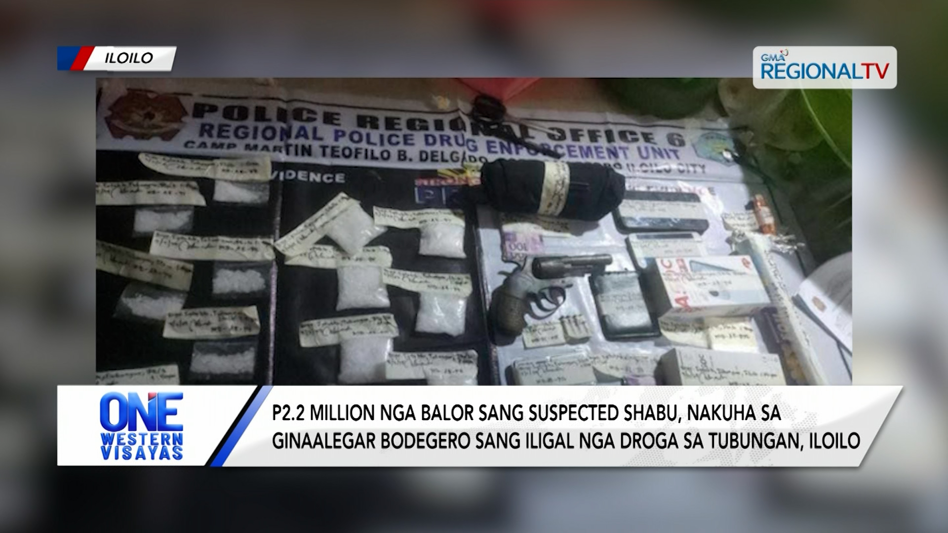 P2.2 million nga balor sang suspected shabu, nakuha sa Tubungan, Iloilo