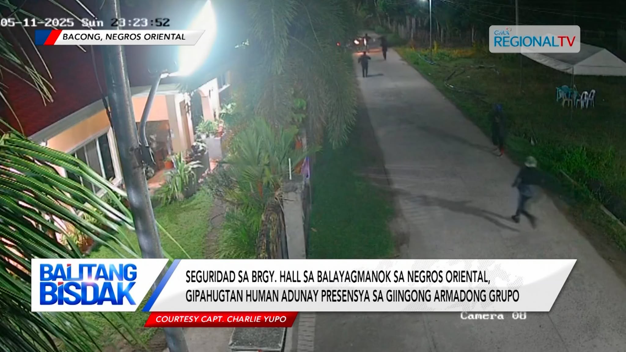 Seguridad sa barangay hall sa Balayagmanok sa Negros Oriental, gipahugtan