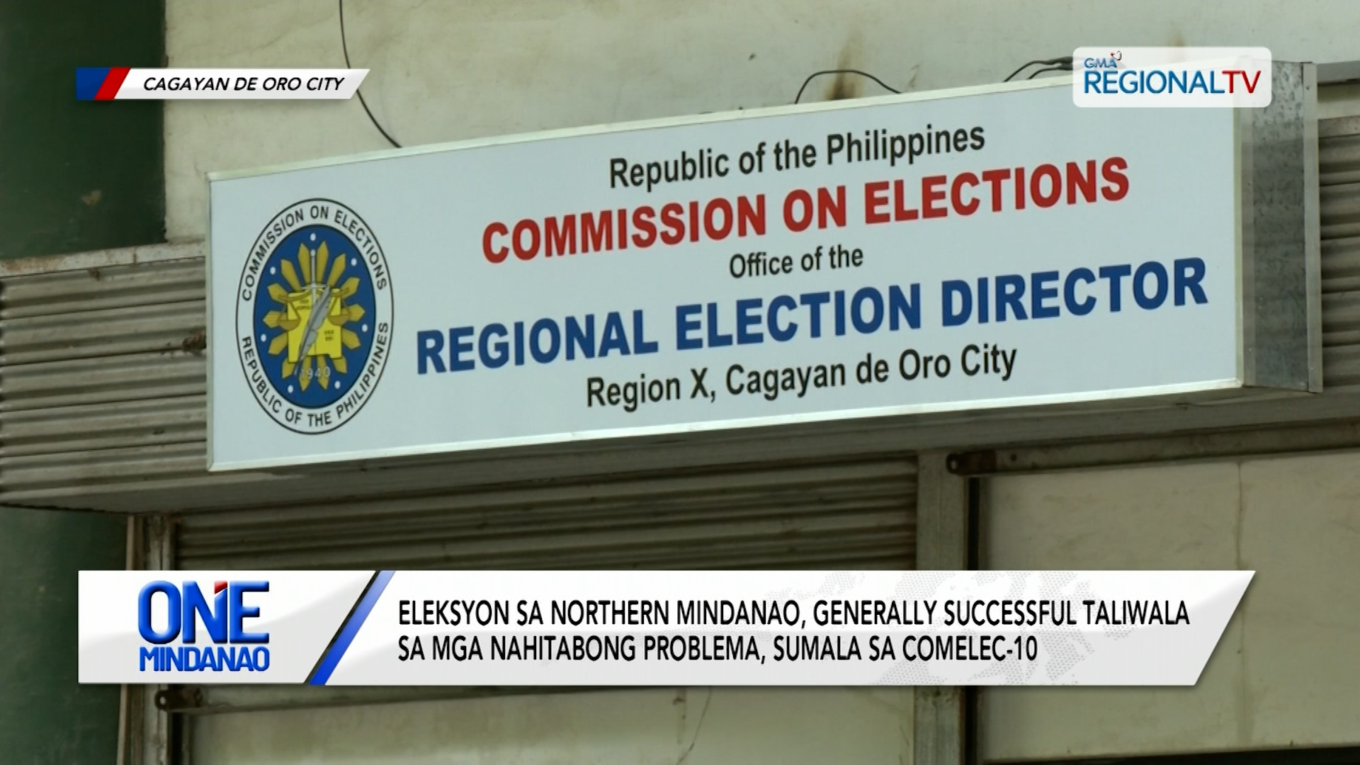 Eleksyon sa Northern Mindanao, generally successful taliwala sa mga problema