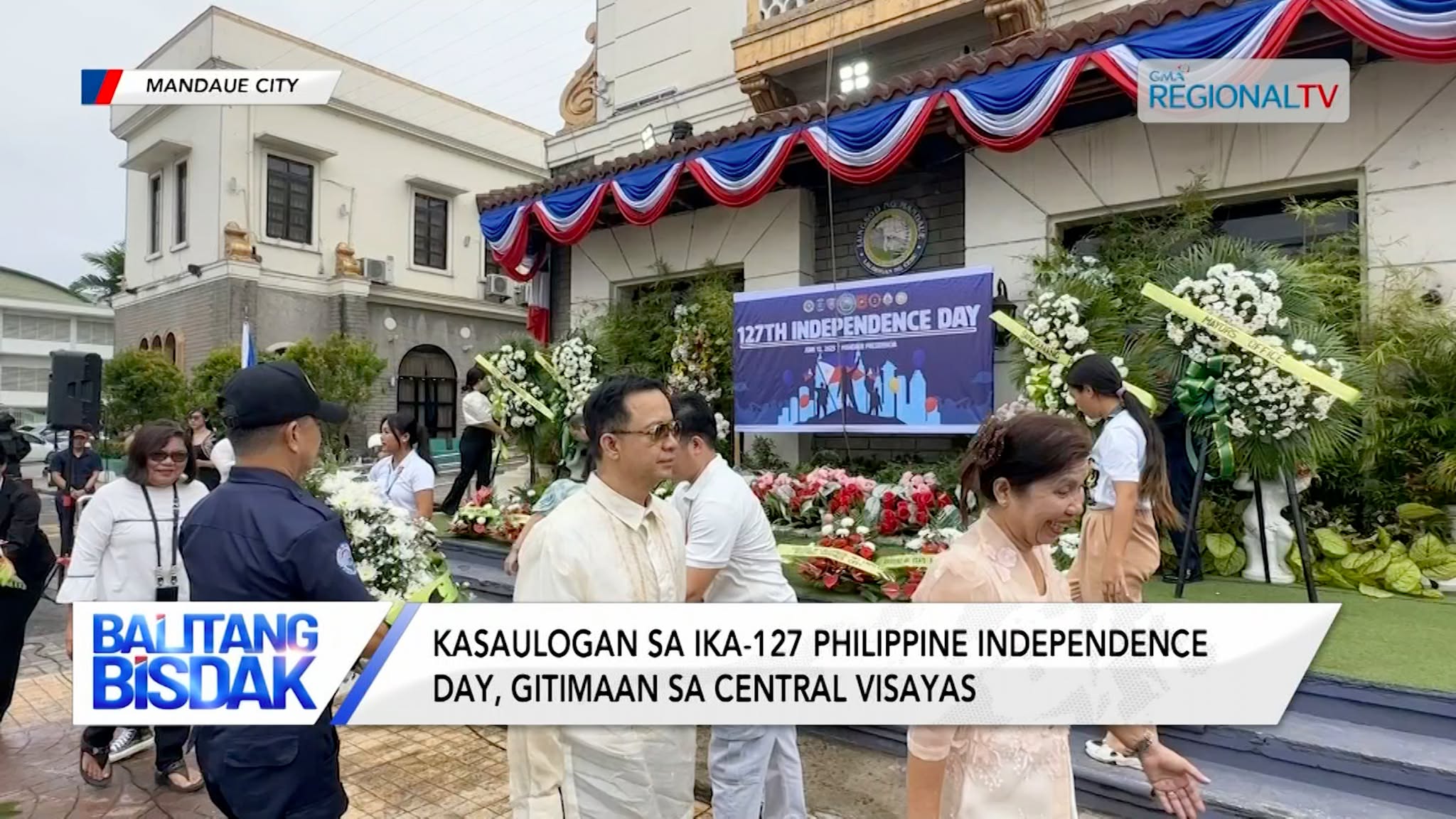 32-gun salute, gihimo atol sa pagsaulog sa Adlaw sa Kaugalingnan sa Mandaue