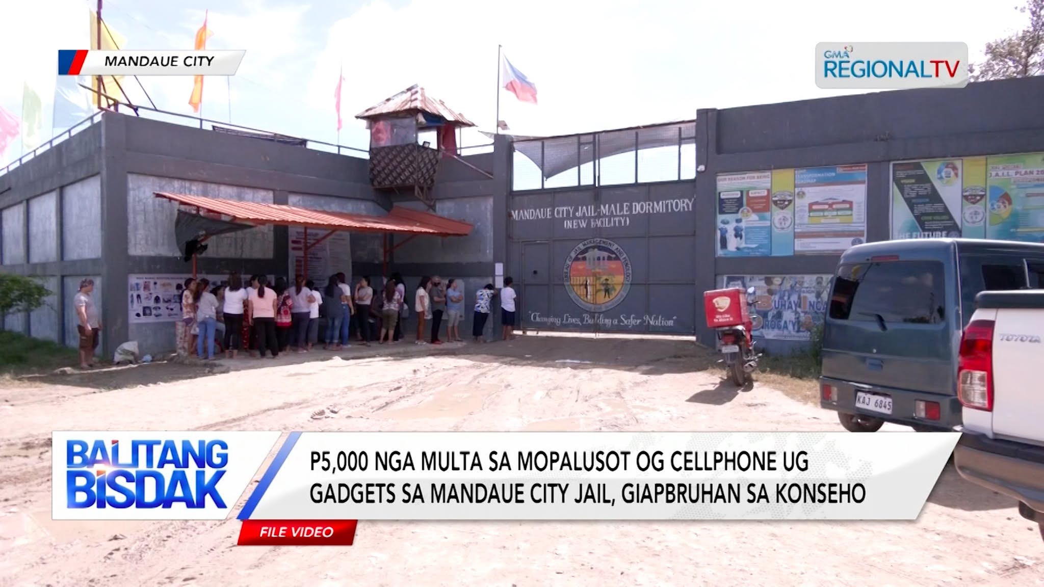 Mga mopalusot og cellphone ug gadget sa Mandaue City Jail, pamultahon