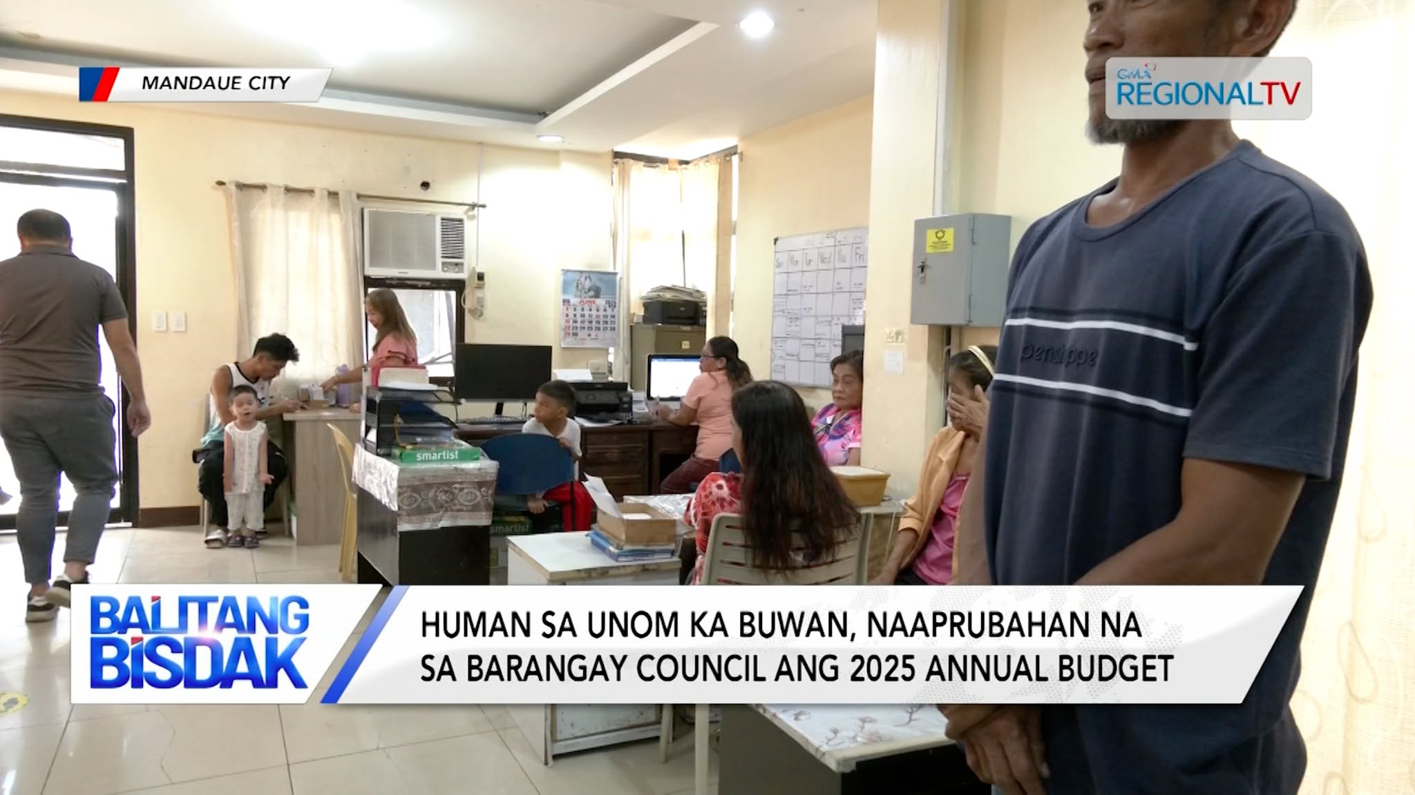 Naaprubahan na sa barangay council ang 2025 annual budget sa Brgy. Umapad