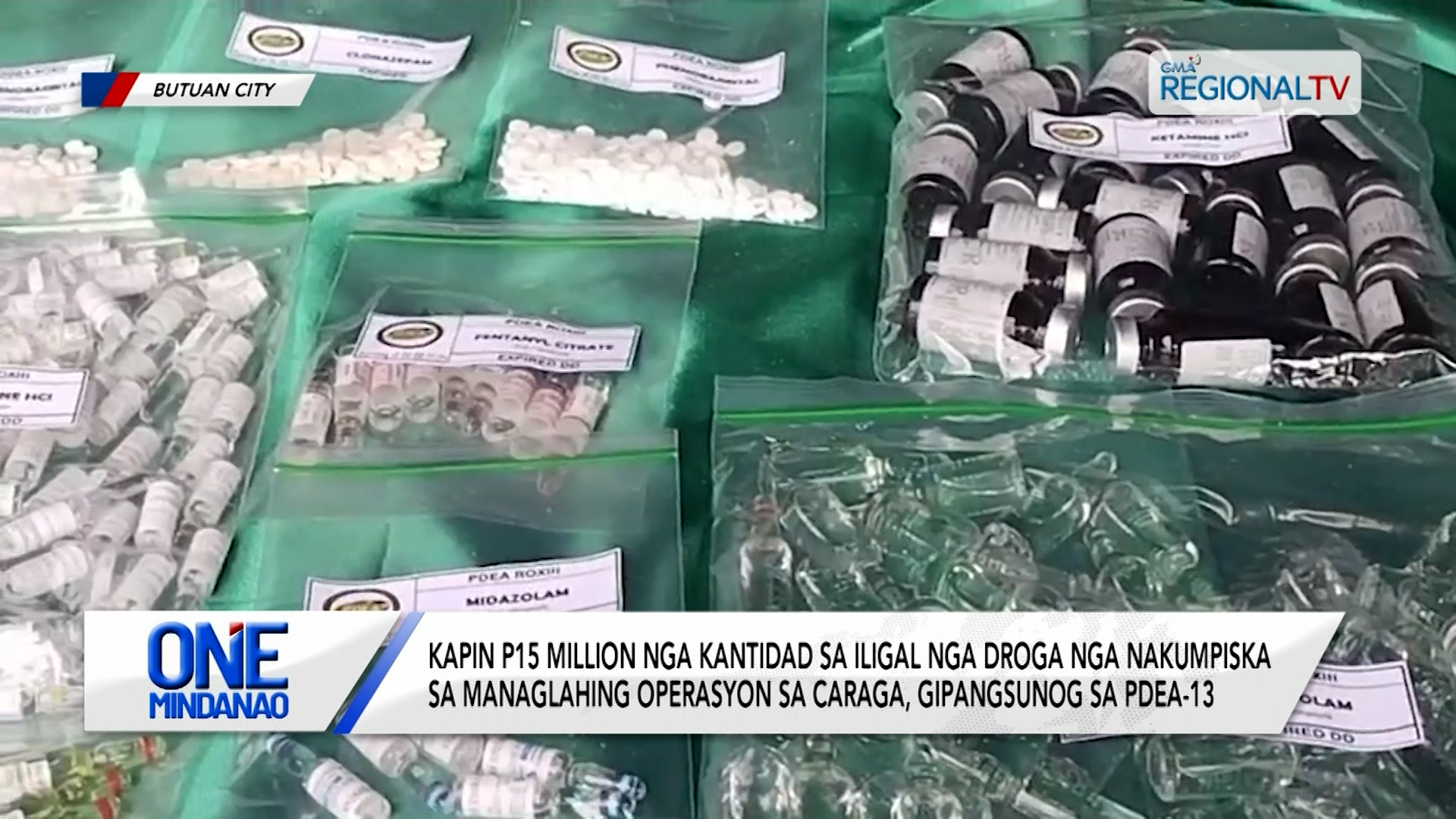 Kapin P15 Million nga kantidad sa iligal nga droga nga nakumpiska CARAGA