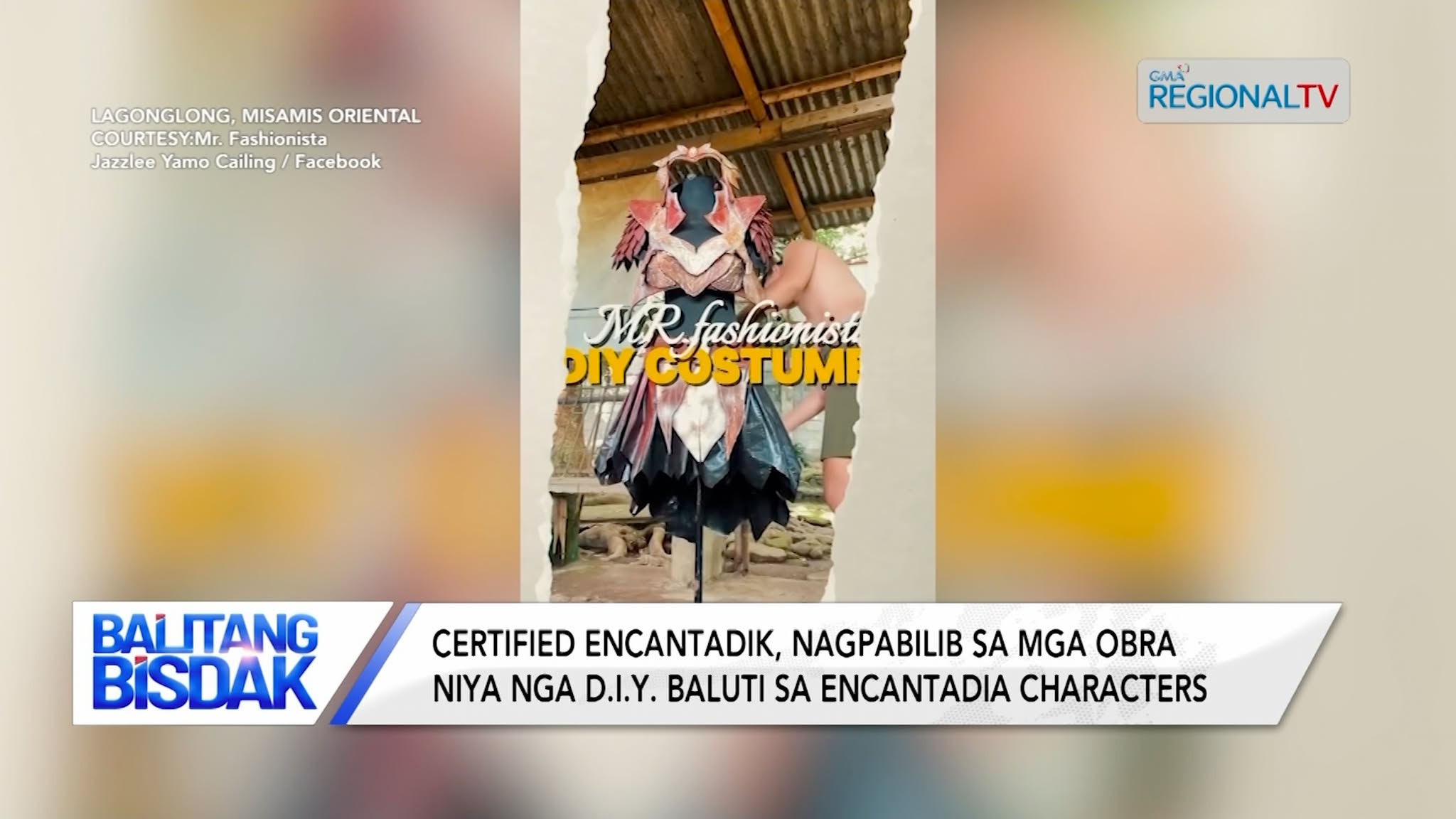 Certified Encantadik, nagpabilib sa iyang ginama nga D.I.Y. costumes