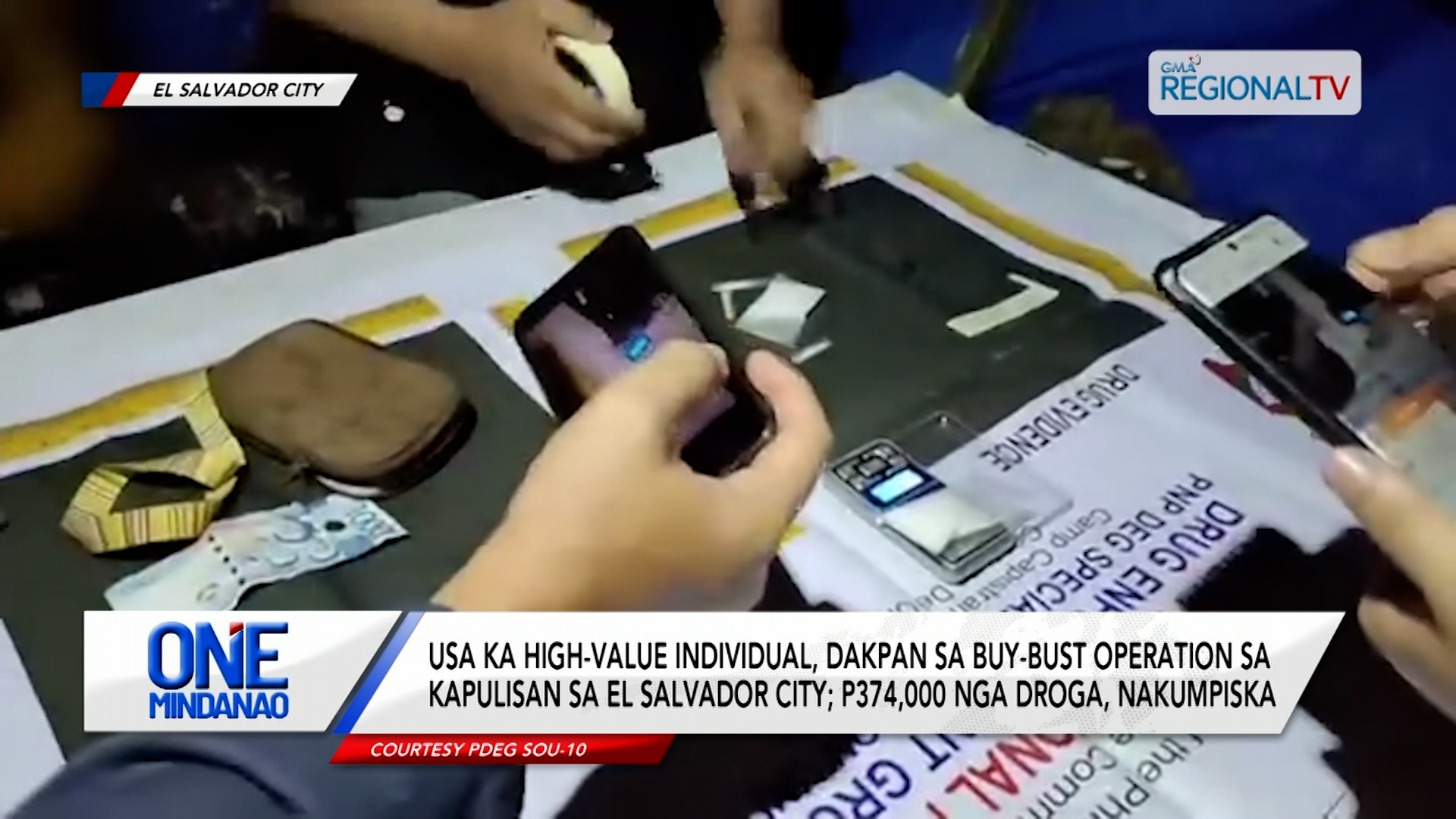 High-value individual, dakpan sa El Salvador City; P374,000 droga, nakumpiska