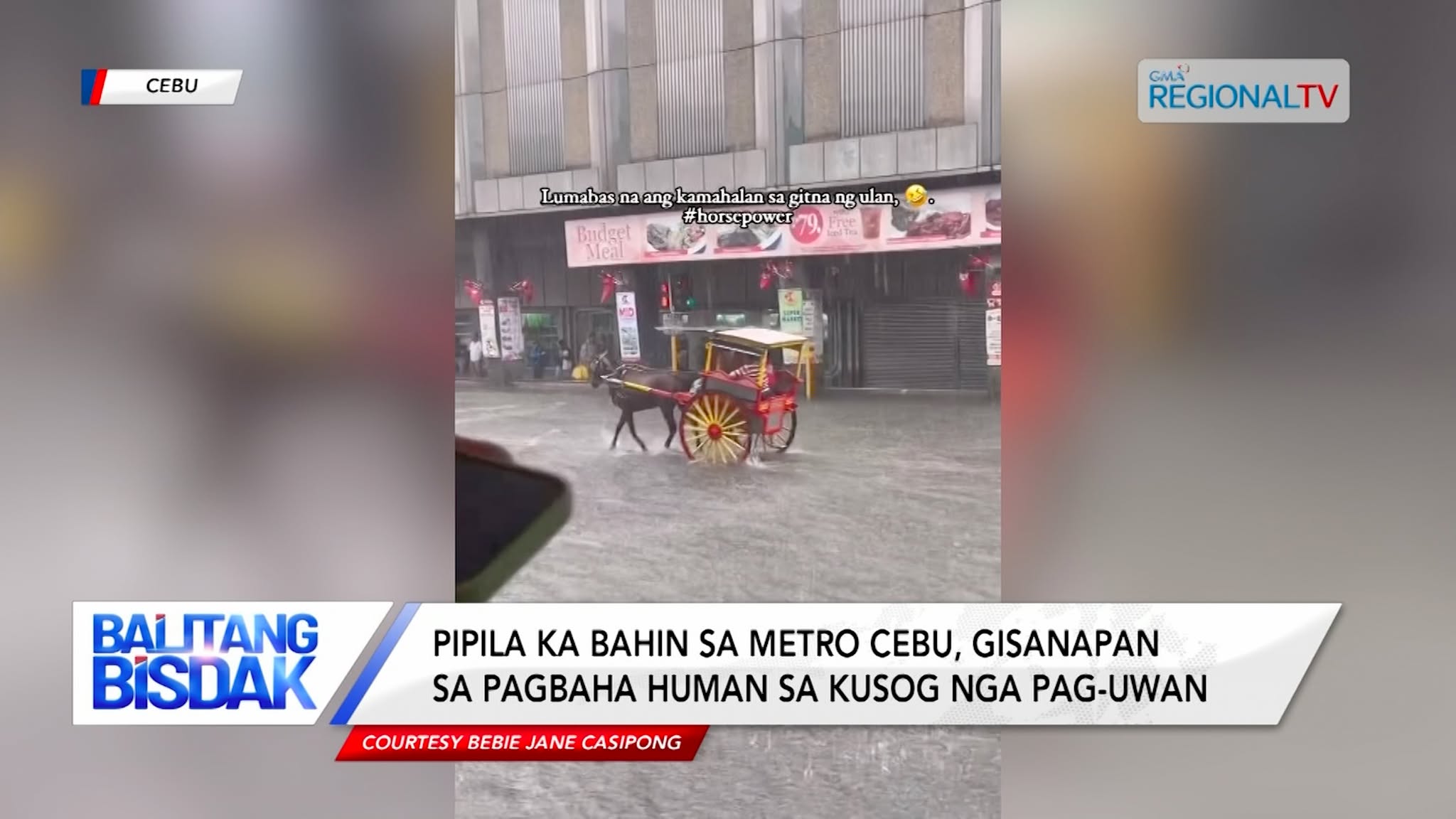 Gibahaan ang pipila ka mga lugar sa Metro Cebu kaganihang hapon