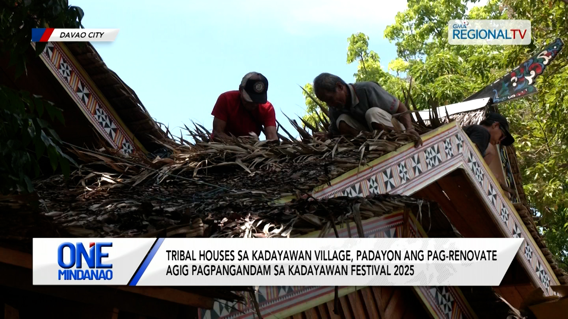 Tribal Houses sa Kadayawan Village, padayon ang pag-renovate | One Mindanao