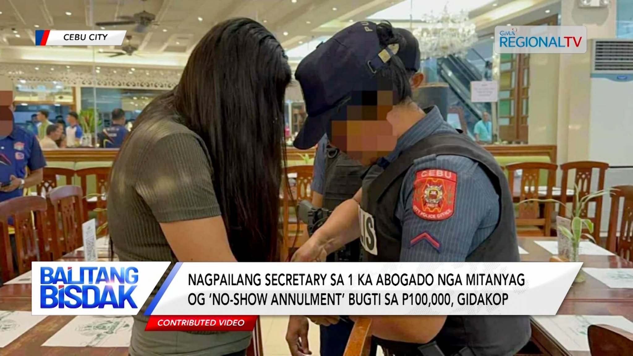 Nagpailang secretary sa 1 ka abogado nga mitanyag og ‘no-show annulment,’ gidakop | Balitang Bisdak