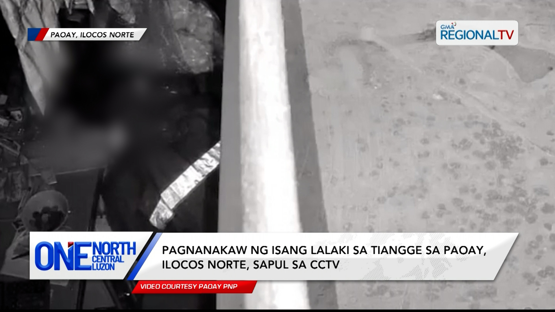 Pagnanakaw ng isang lalaki sa tiangge sa Ilocos Norte, sapul sa CCTV | One North Central Luzon