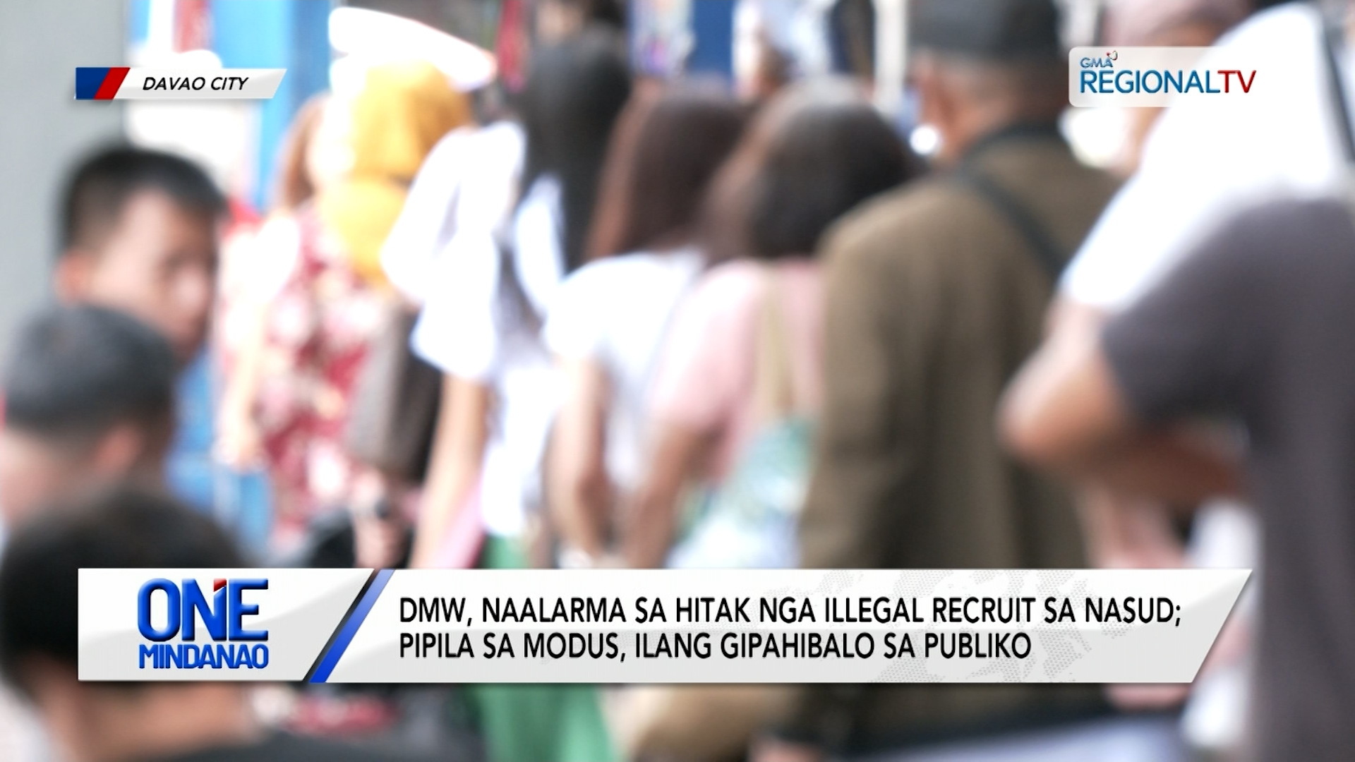 DMW, naalarma sa hitak nga illegal recruit sa nasud | One Mindanao