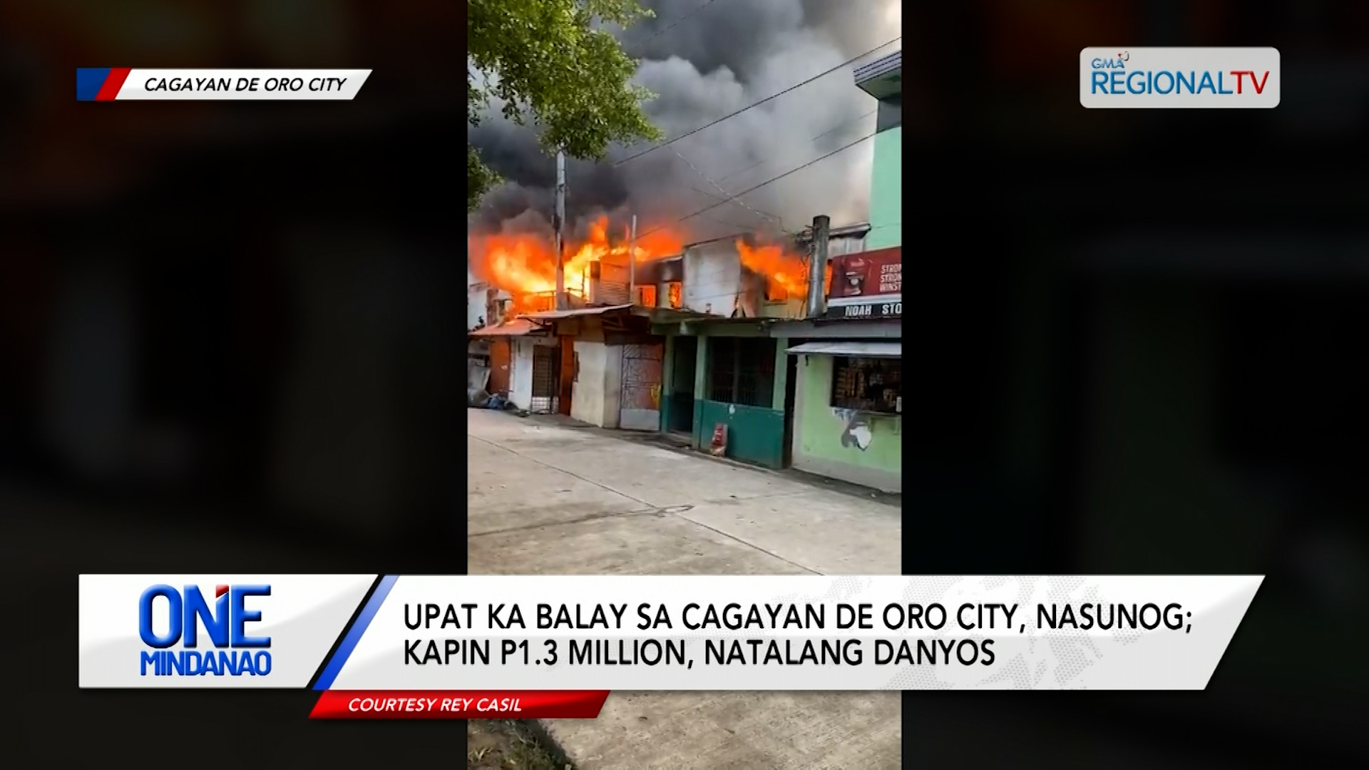 Kapin P1.3 Million, natalang danyos sa sunog sa Cagayan de Oro City | One Mindanao