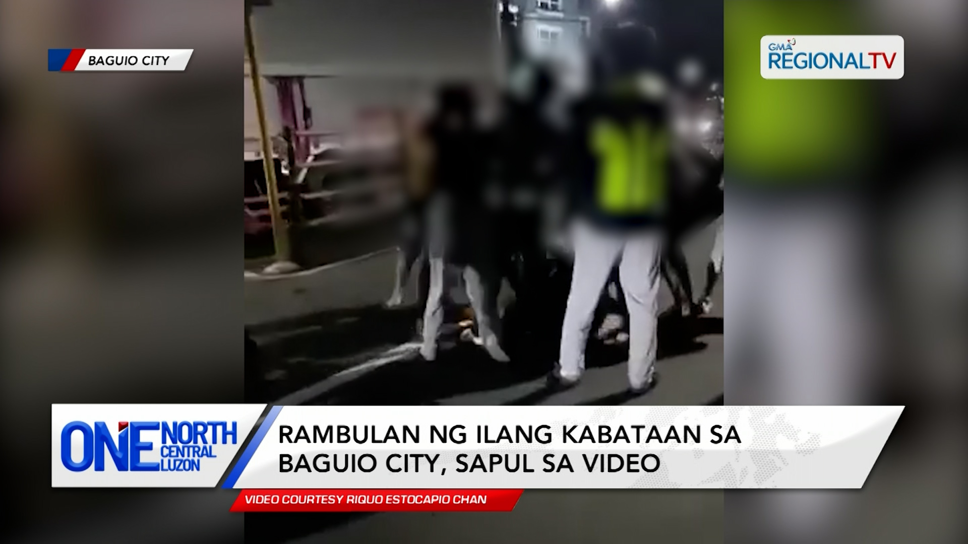 Rambulan ng ilang kabataan sa Baguio City, sapul sa video | One North Central Luzon