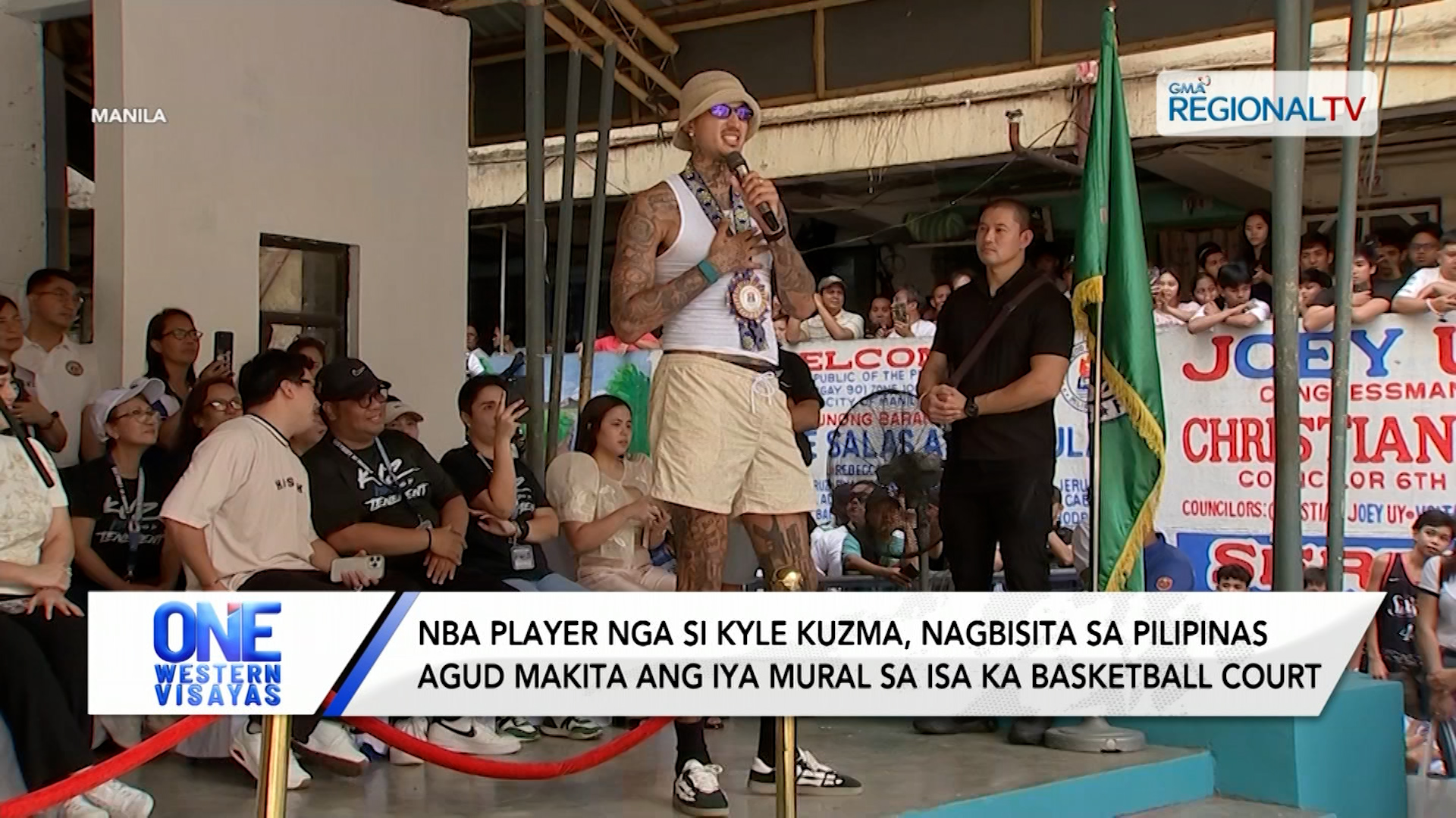 NBA player nga si Kyle Kuzma, nagbisita sa Pilipinas | One Western Visayas