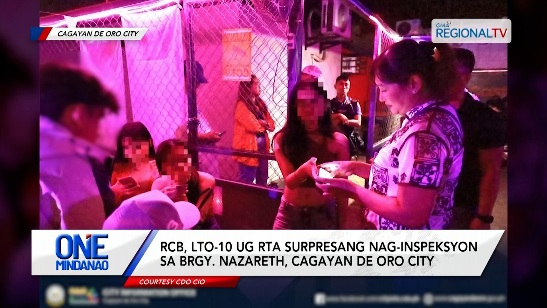 RCB, LTO-10 ug RTA nag-inspeksyon sa Brgy. Nazareth, Cagayan de Oro City  | One Mindanao