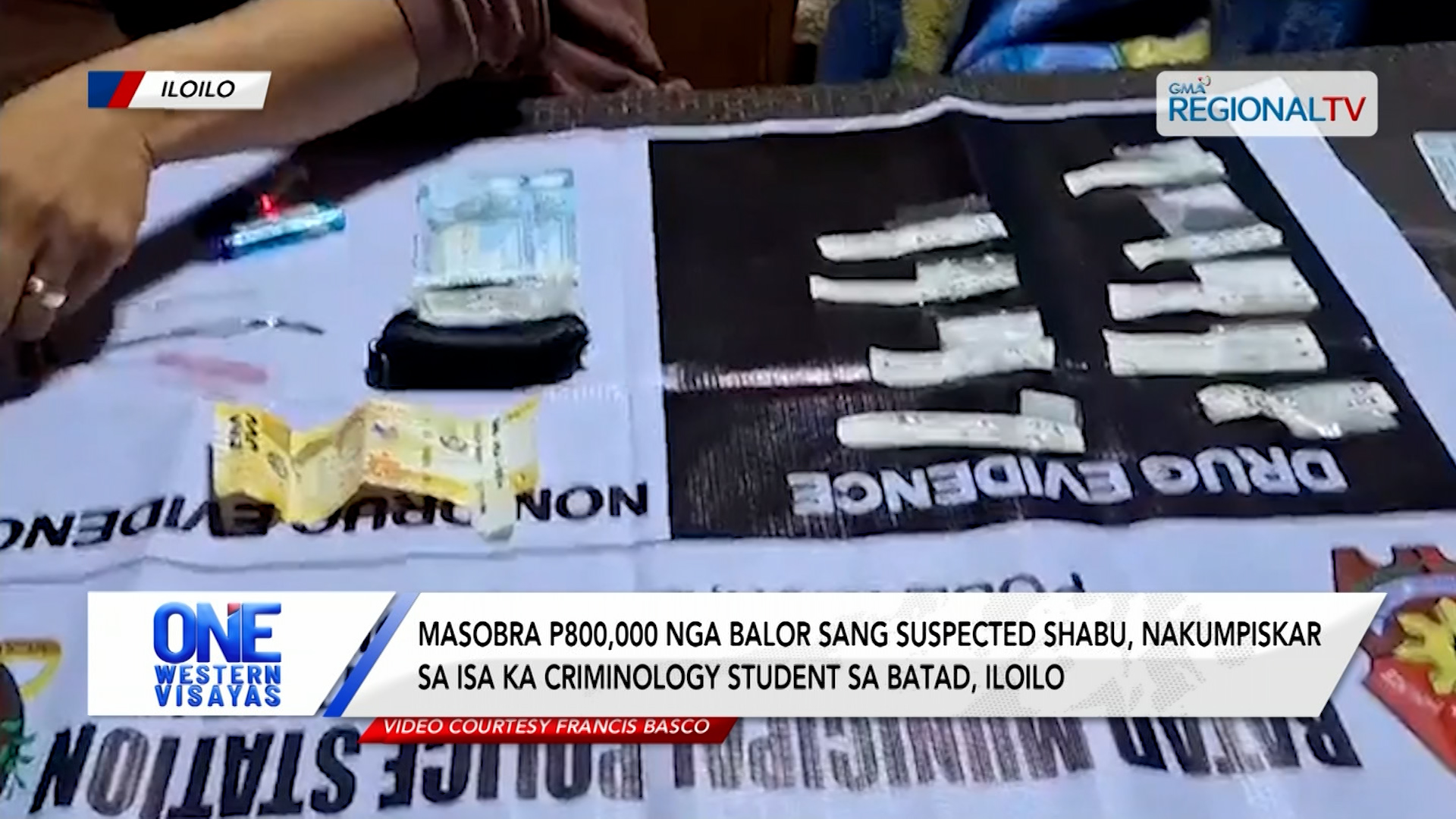 P800,000 nga balor sang suspected shabu, nakumpiskar sa criminology student | One Western Visayas
