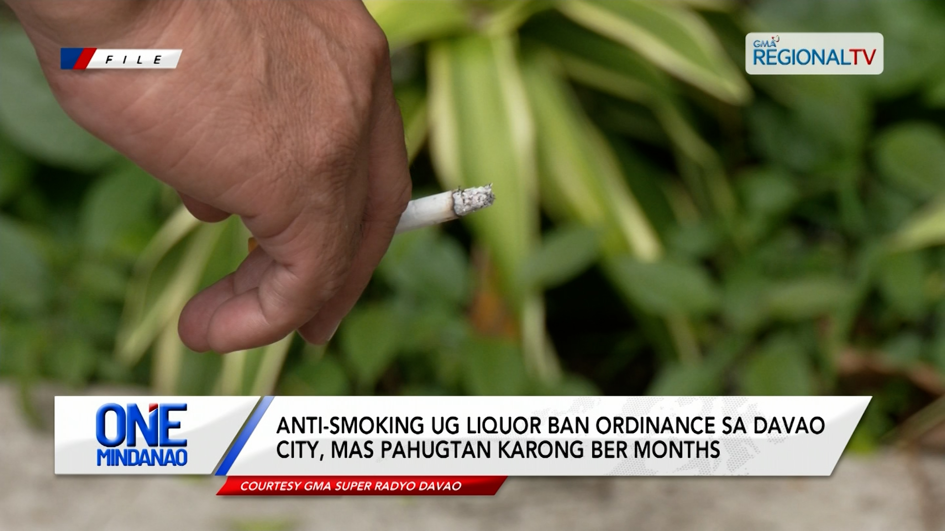Anti-smoking ug liquor ban ordinance sa Davao City, mas pahugtan | One Mindanao