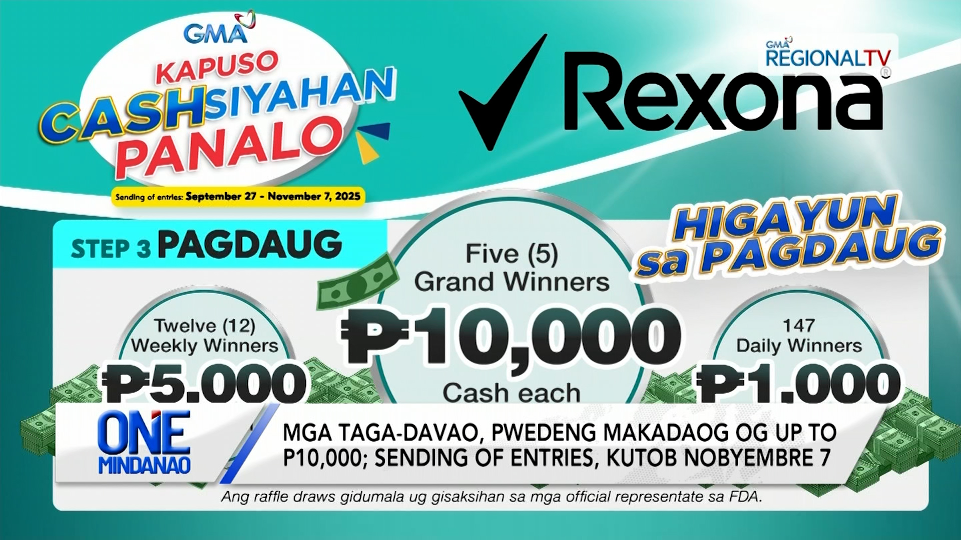 Mga taga-Davao, pwedeng makadaog og up to P10,000| One Mindanao