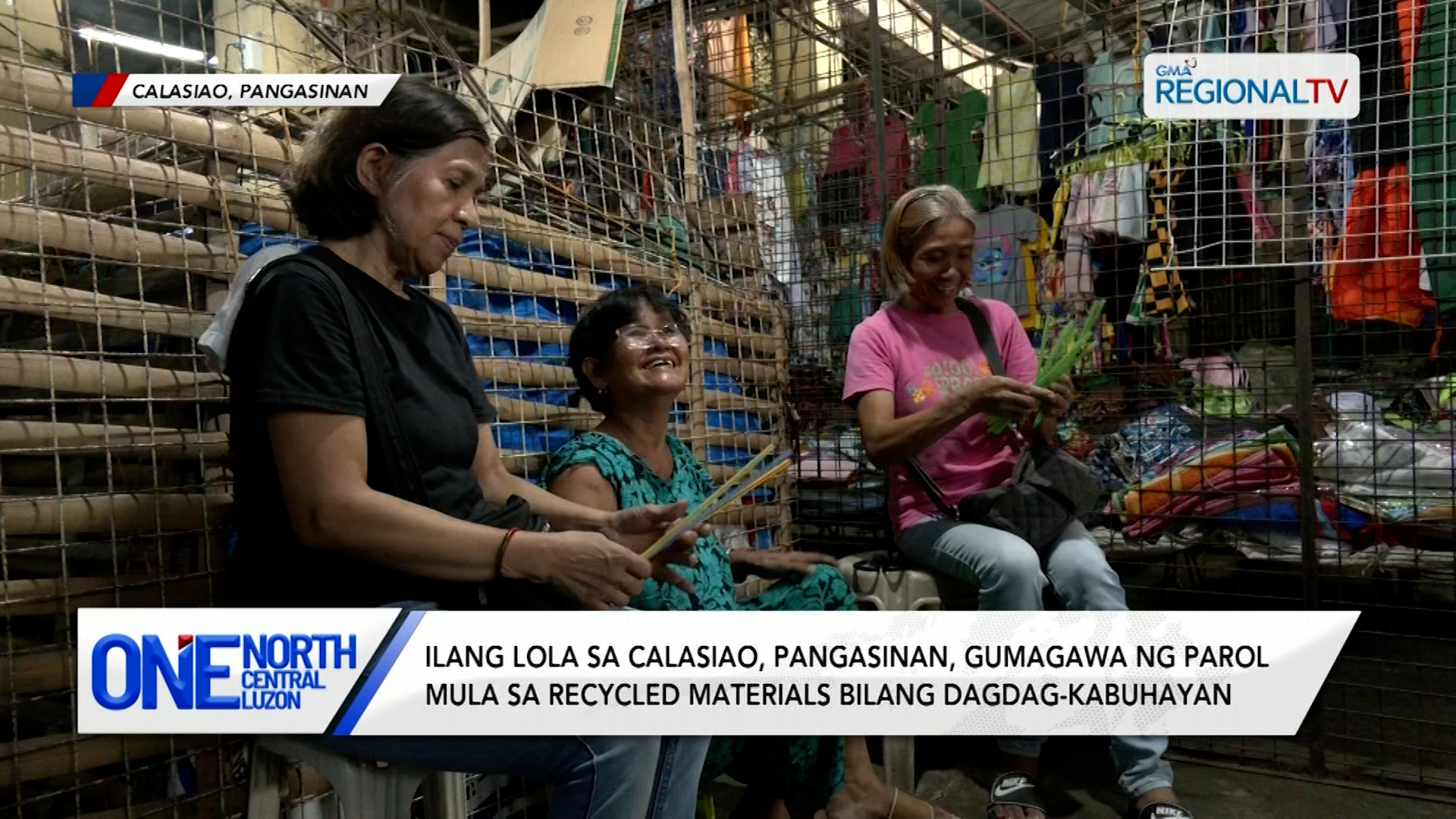 Ilang lola, gumagawa ng parol mula sa recycled materials | One North Central Luzon