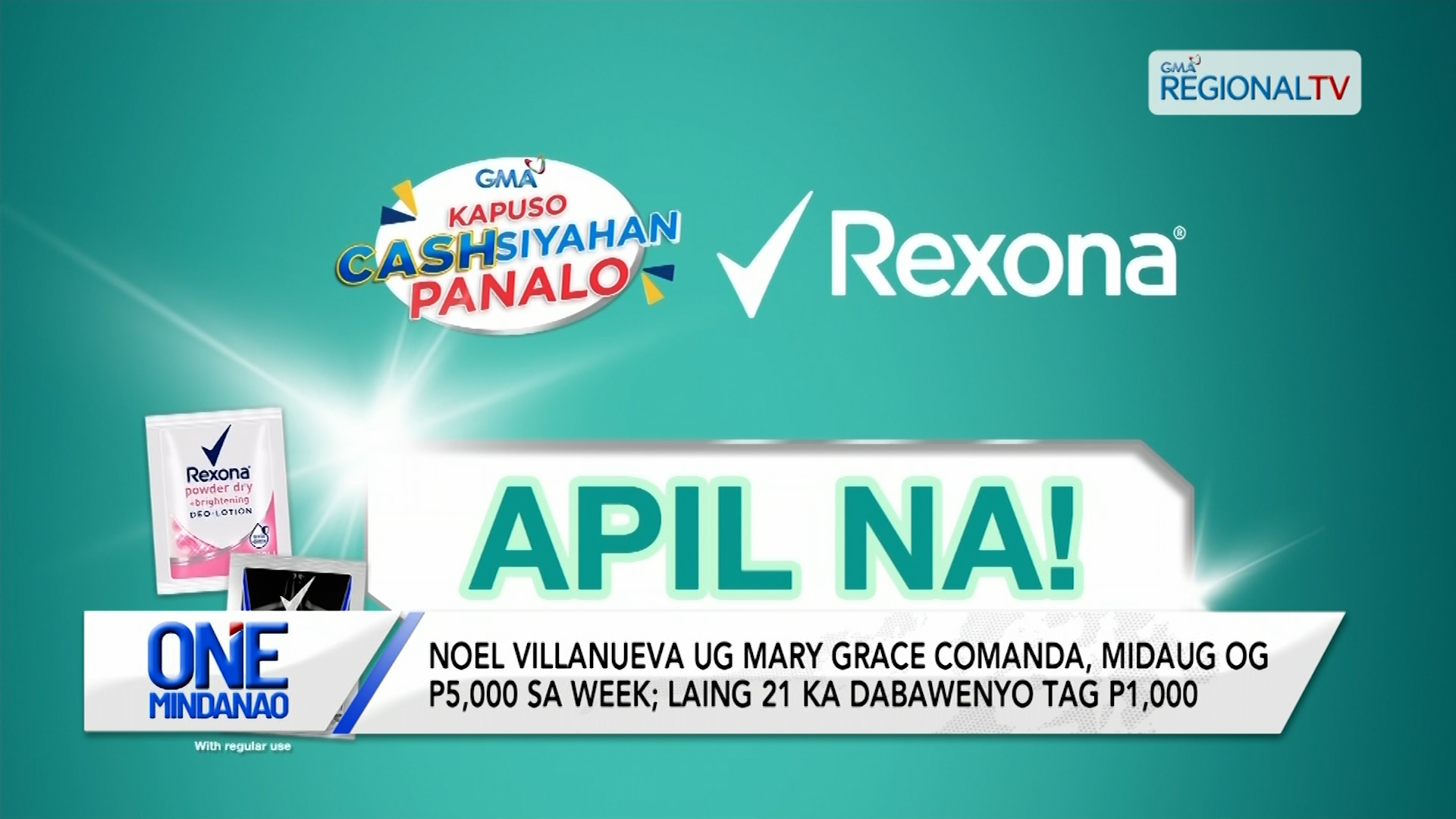 ‘Kapuso Cashiyahan Panalo’ promo | One Mindanao