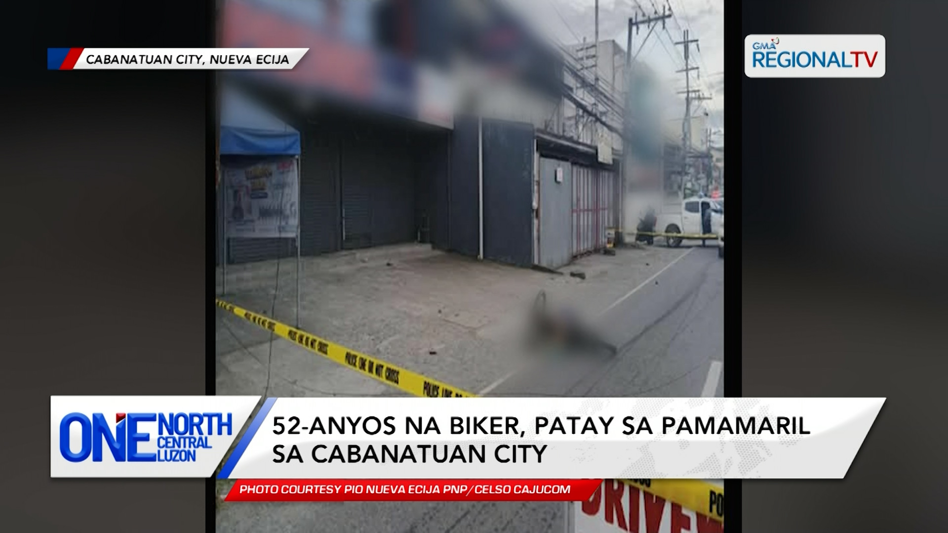 52-anyos na biker, patay sa pamamaril sa Cabanatuan City | One North Central Luzon