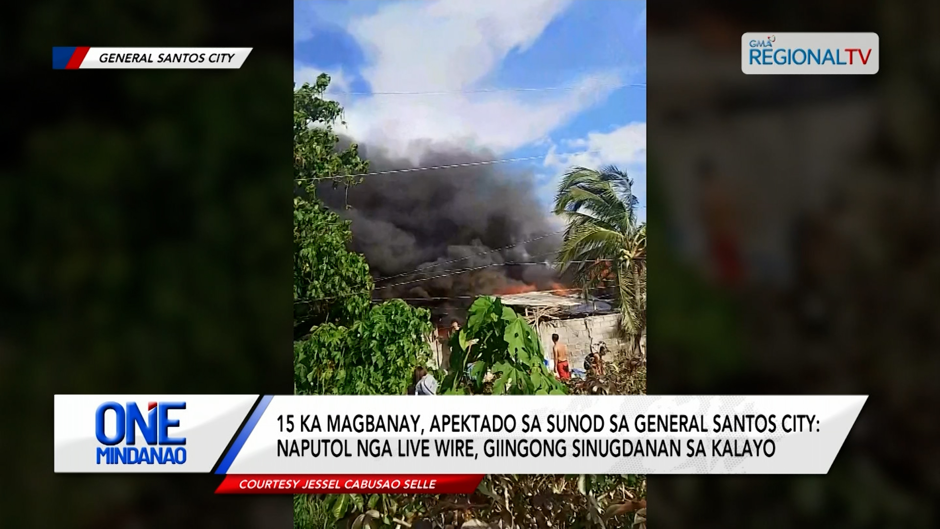 15 ka magbanay, apektado sa sunog sa General Santos City | One Mindanao