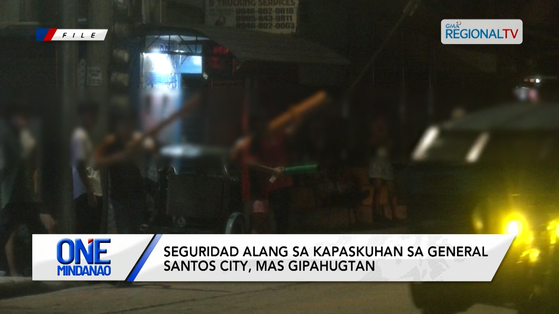 Seguridad alang sa kapaskuhan sa General Santos City, mas gipahugtan | One Mindanao
