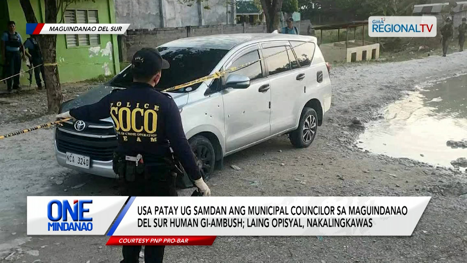 Usa patay ug samdan ang municipal councilor sa Maguindanao del Sur | One Mindanao