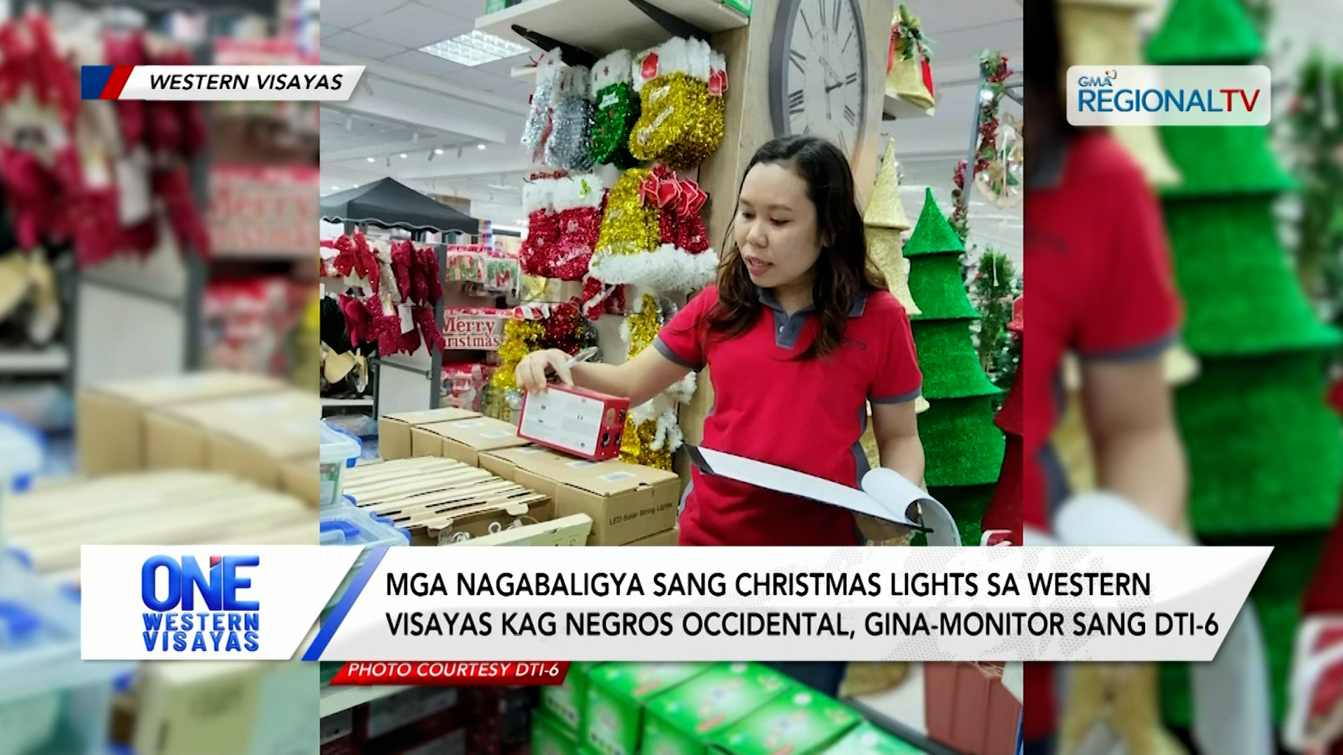 Mga nagabaligya sang christmas lights, hugot nga gina-monitor sang DTI-6 | One Western Visayas