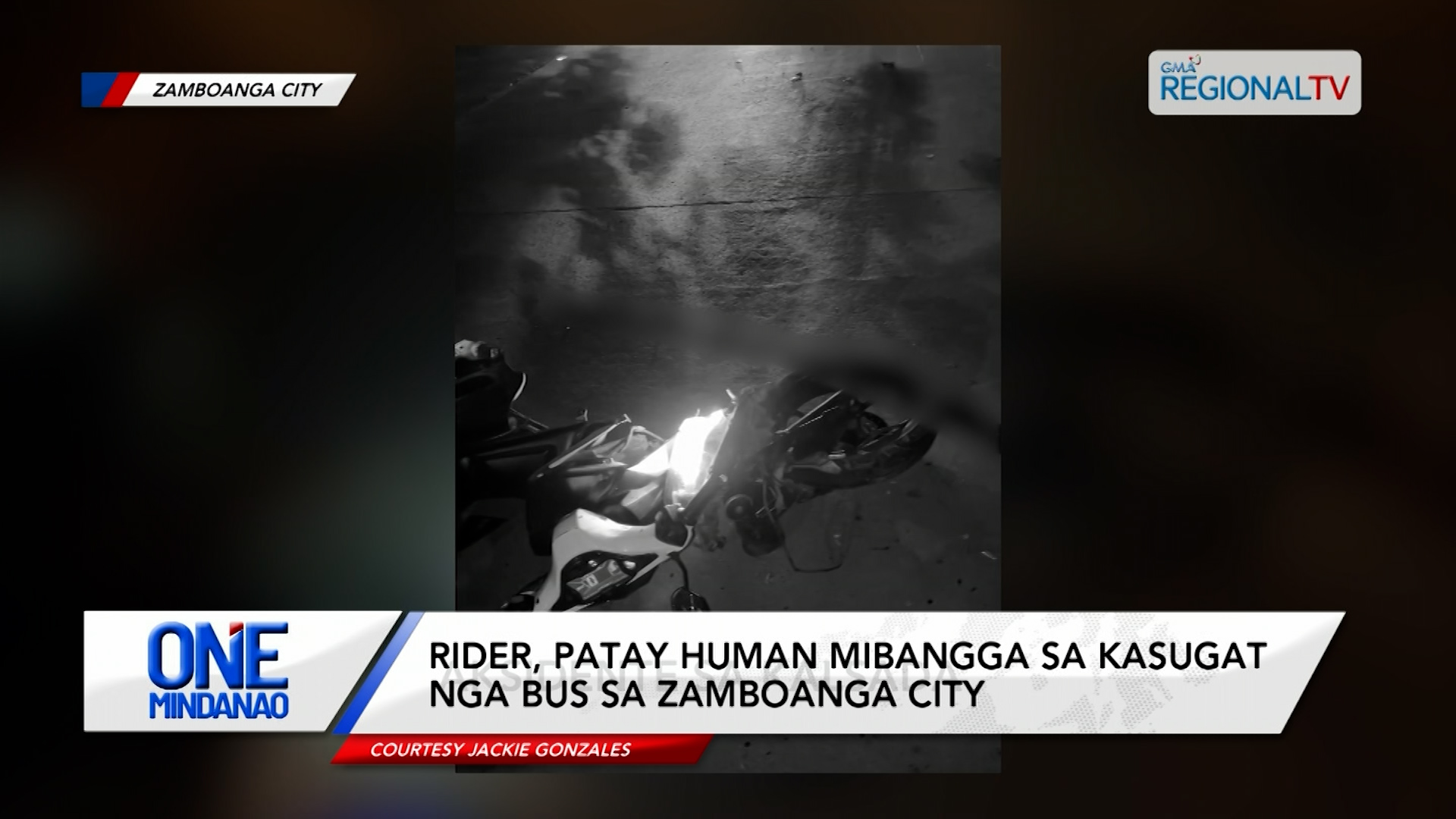 Rider, patay human mibangga sa kasugat nga bus sa Zamboanga City | One Mindanao