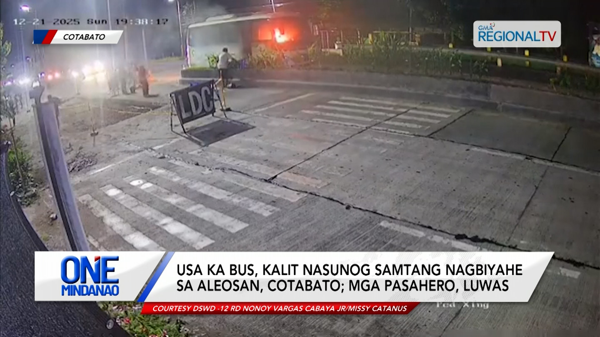 Bus, kalit nasunog samtang nagbyahe | One Mindanao