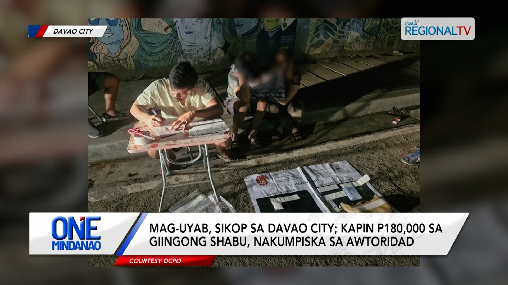 Mag-uyab, sikop sa buy-bust operation sa Davao City | One Mindanao