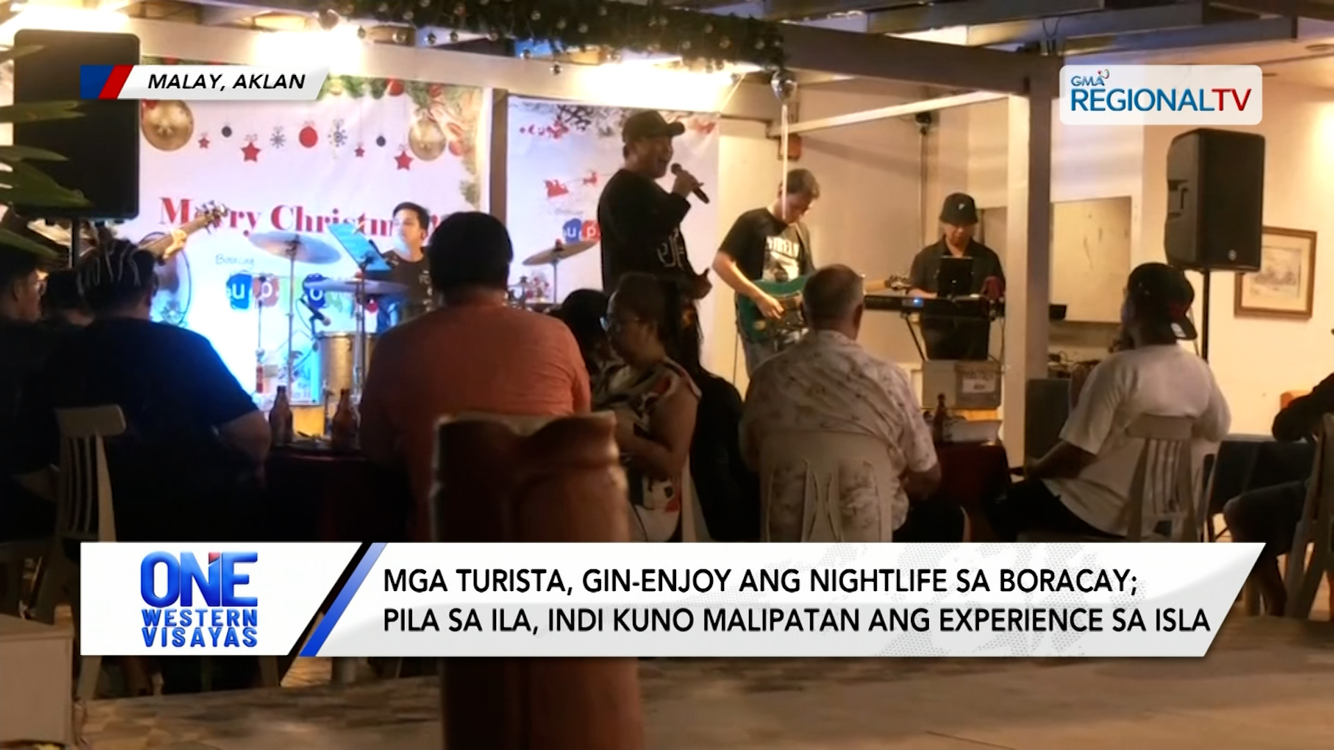 Mga turista, gin-enjoy ang nightlife sa Boracay antes matapos ang bakasyon | One Western Visayas