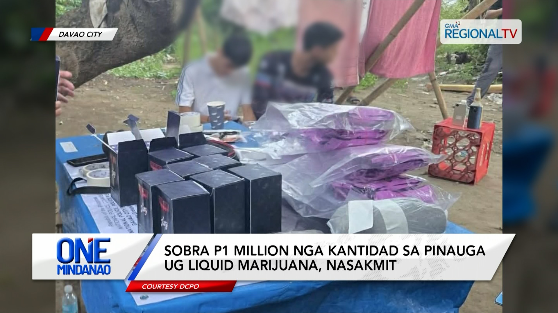 Sobra P1 million nga kantidad sa pinauga ug liquid Marijuana, nasakmit | One Mindanao