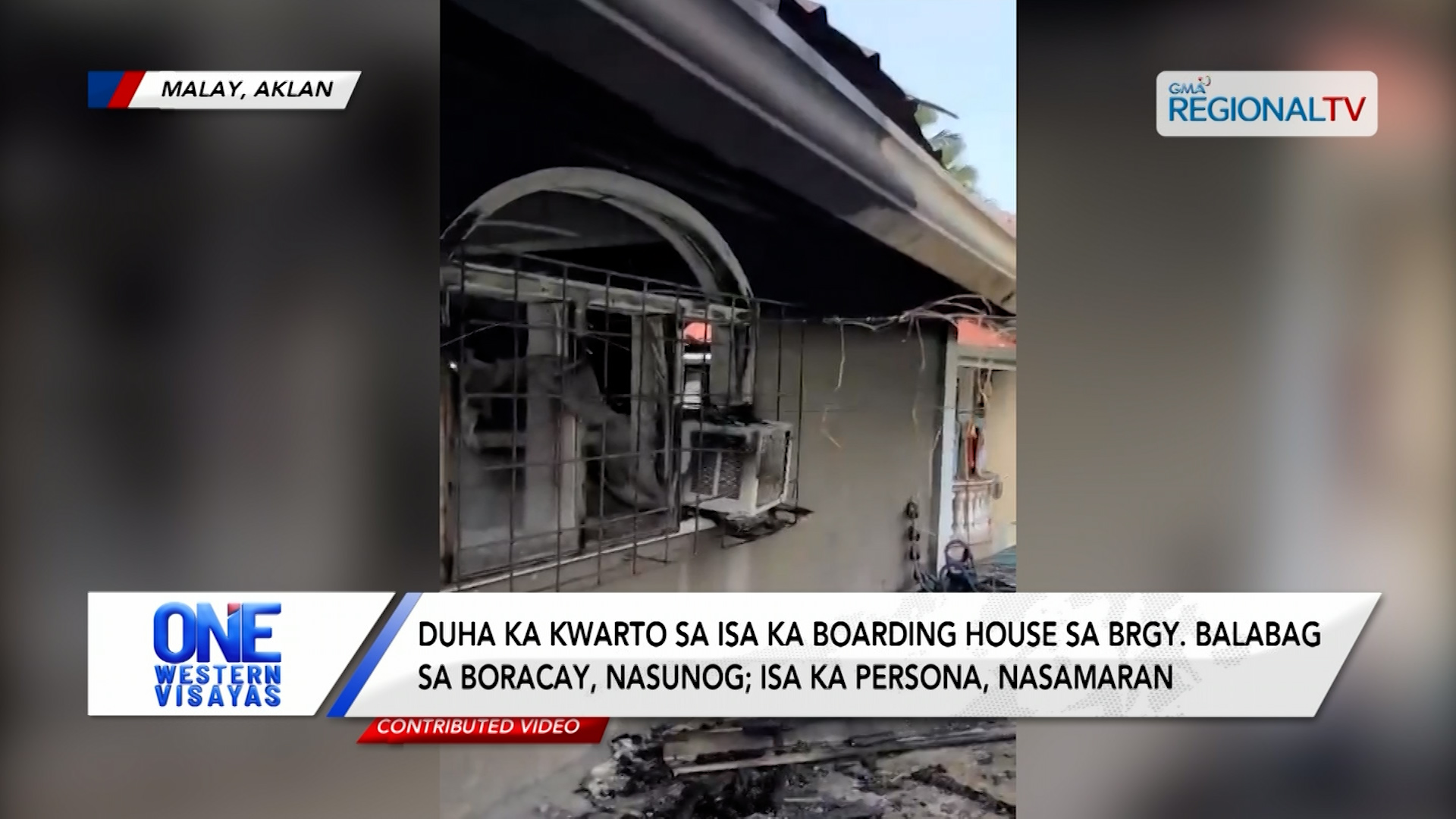Duha ka kwarto sa isa ka boarding house sa Brgy. Balabag sa Boracay, nasunog | One Western Visayas