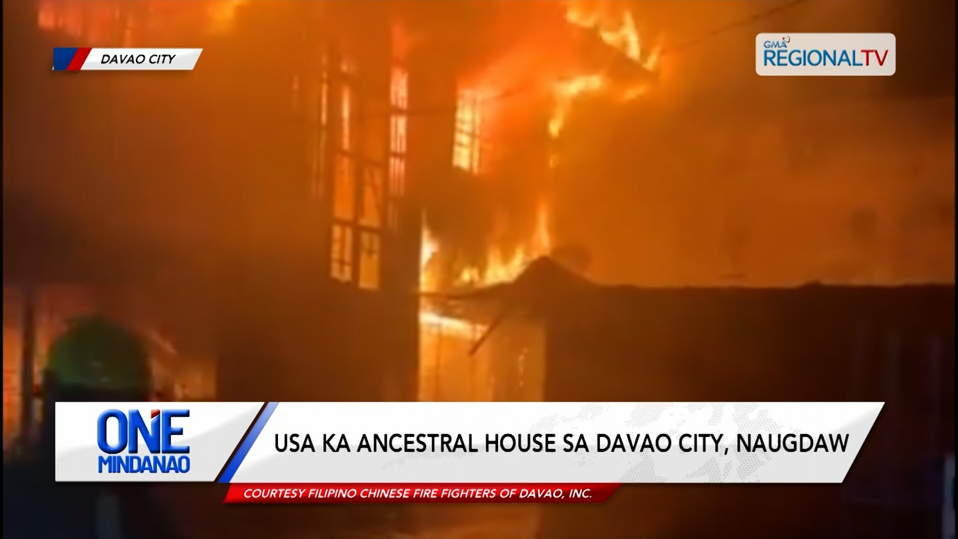 Usa ka ancestral house sa Davao City, naugdaw | One Mindanao