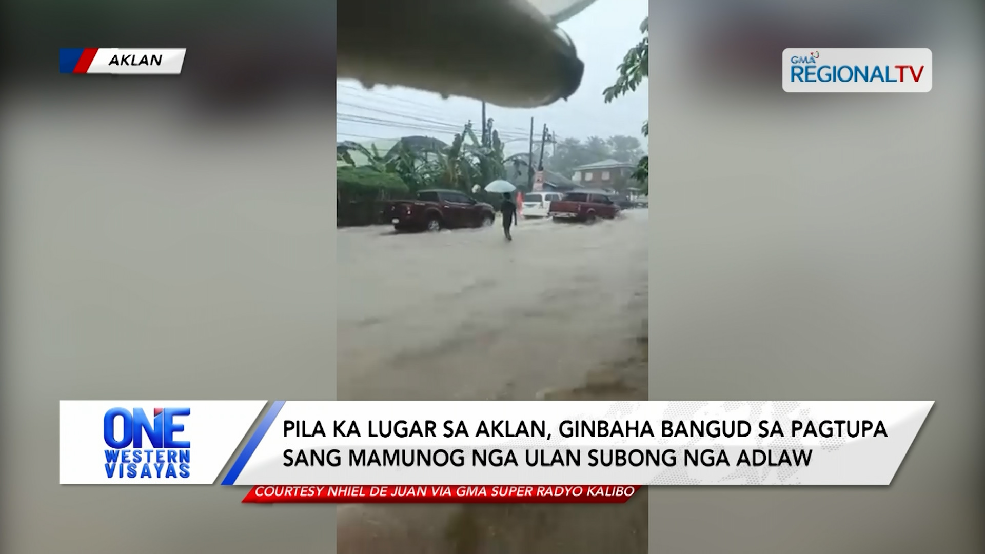 Pila ka lugar sa Aklan, ginbaha bangud sa pagtupa sang mamunog nga ulan | One Western Visayas